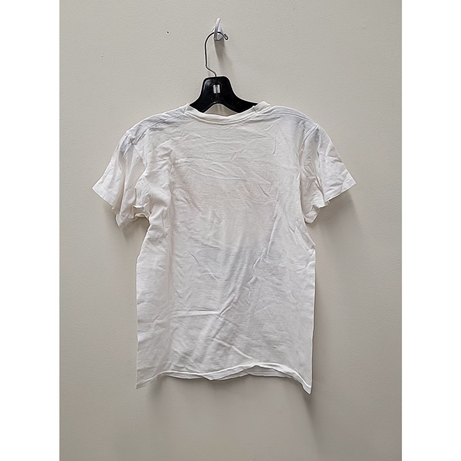 Fruit Of The Loom VINTAGE Fruit of the Loom T-Shirt Mens L White Cotton Crew Neck Short Sleeve 1960s Cannery Row Monterey CA USA Distressed N/A Chest 19 Length 24.5 Size US L / EU 52-54 / 3 - 3 Thumbnail