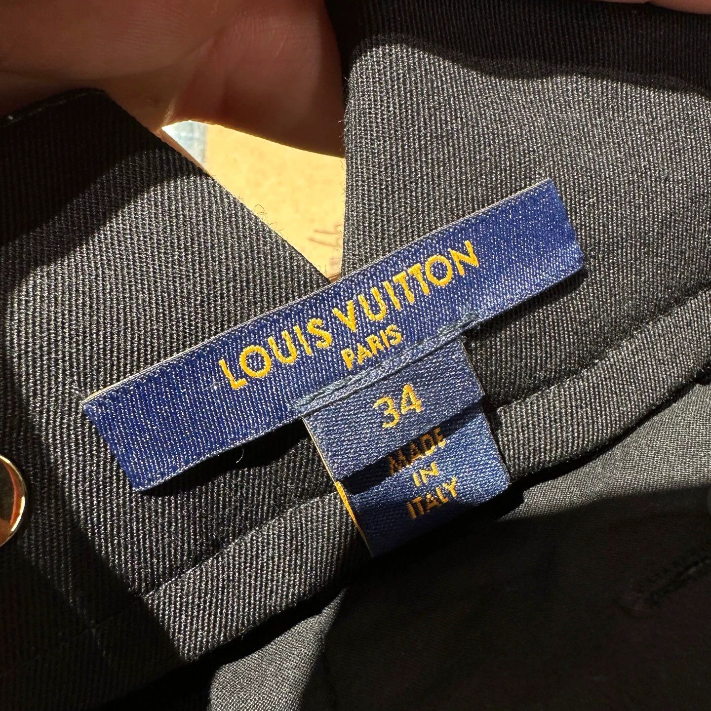 Louis Vuitton Louis Vuitton Monogram Wool Trousers Gold Hardware 34 Size 25" / US 0 / IT 36 - 3 Thumbnail