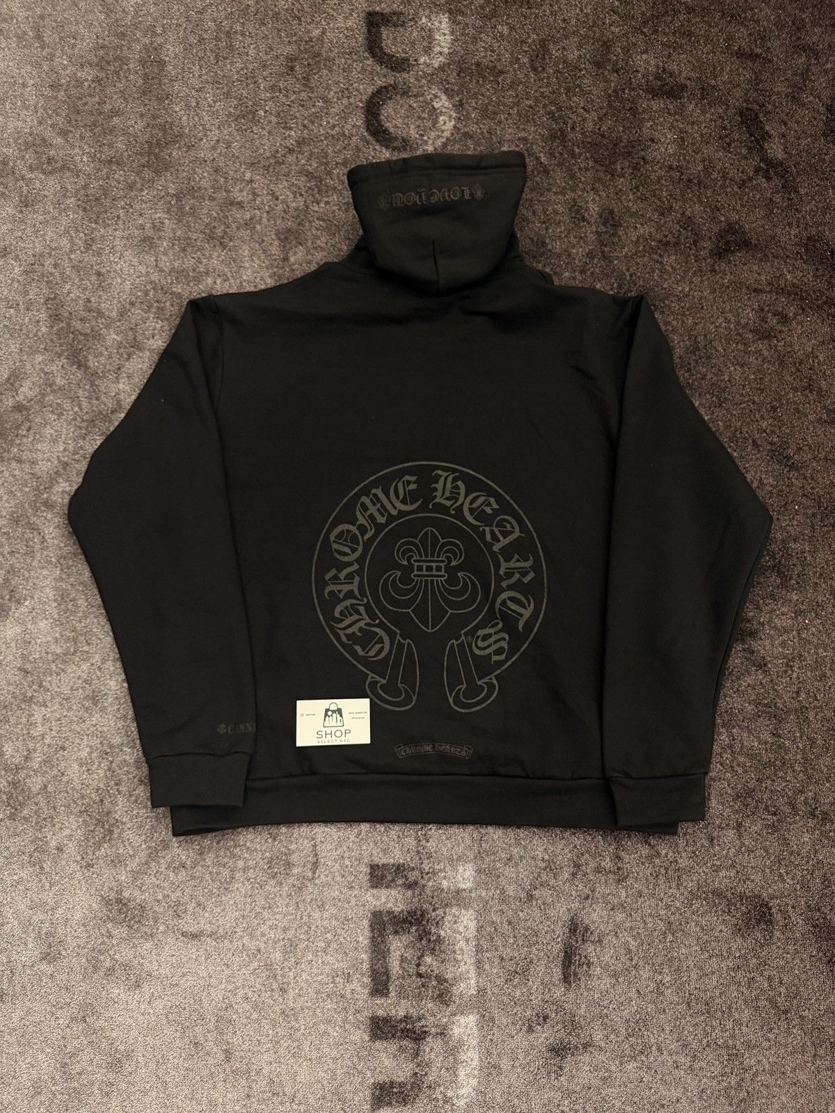 Chrome Hearts NEW CHROME HEARTS CANNES EXCLUSIVE MONOTONE FLEUR HOODIE Size US L / EU 52-54 / 3 - 1 Thumbnail