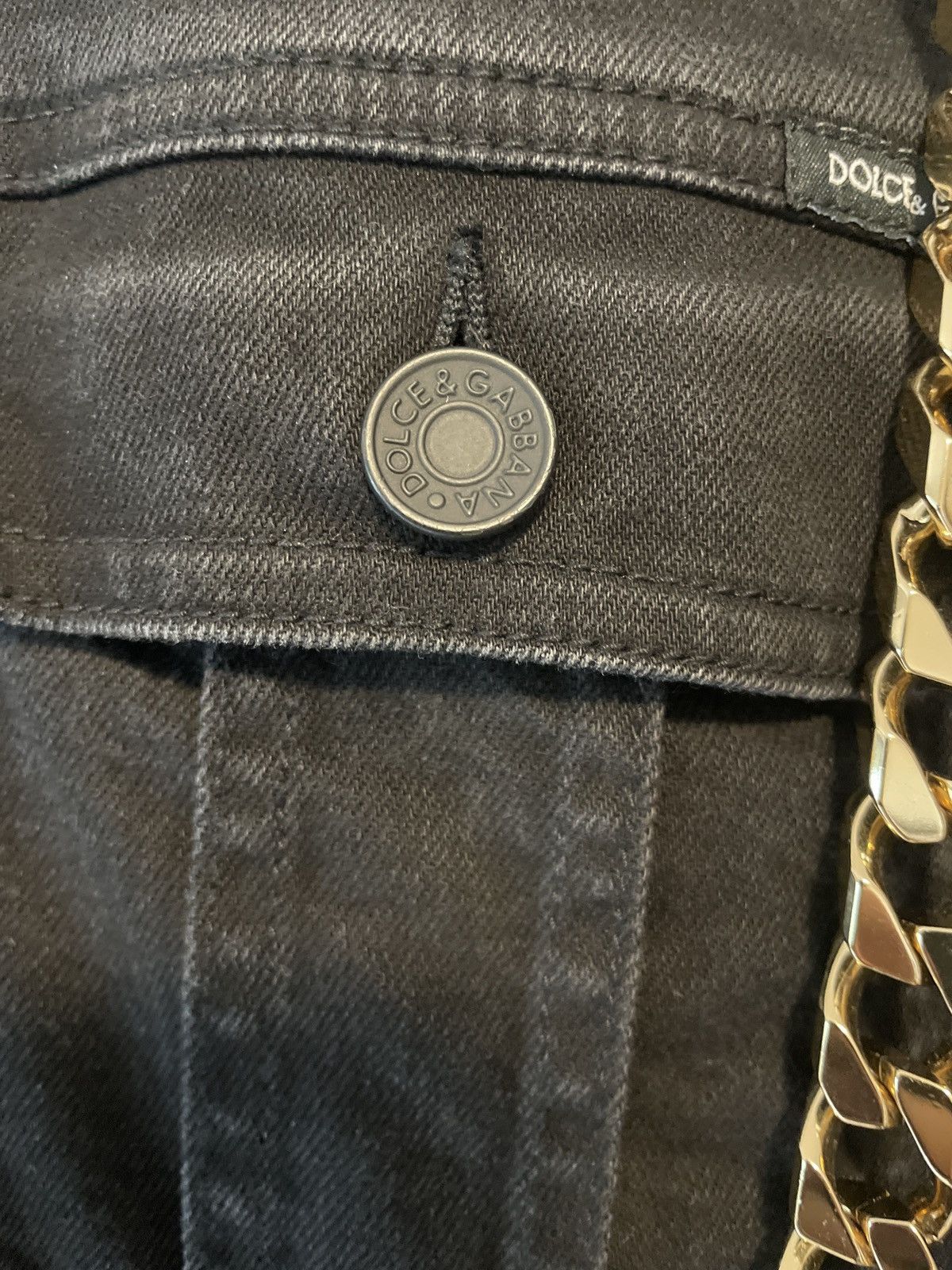Dolce & Gabbana 1 of 1 denim Dolce&Gabbana jacket Size US XL / EU 56 / 4 - 10 Thumbnail