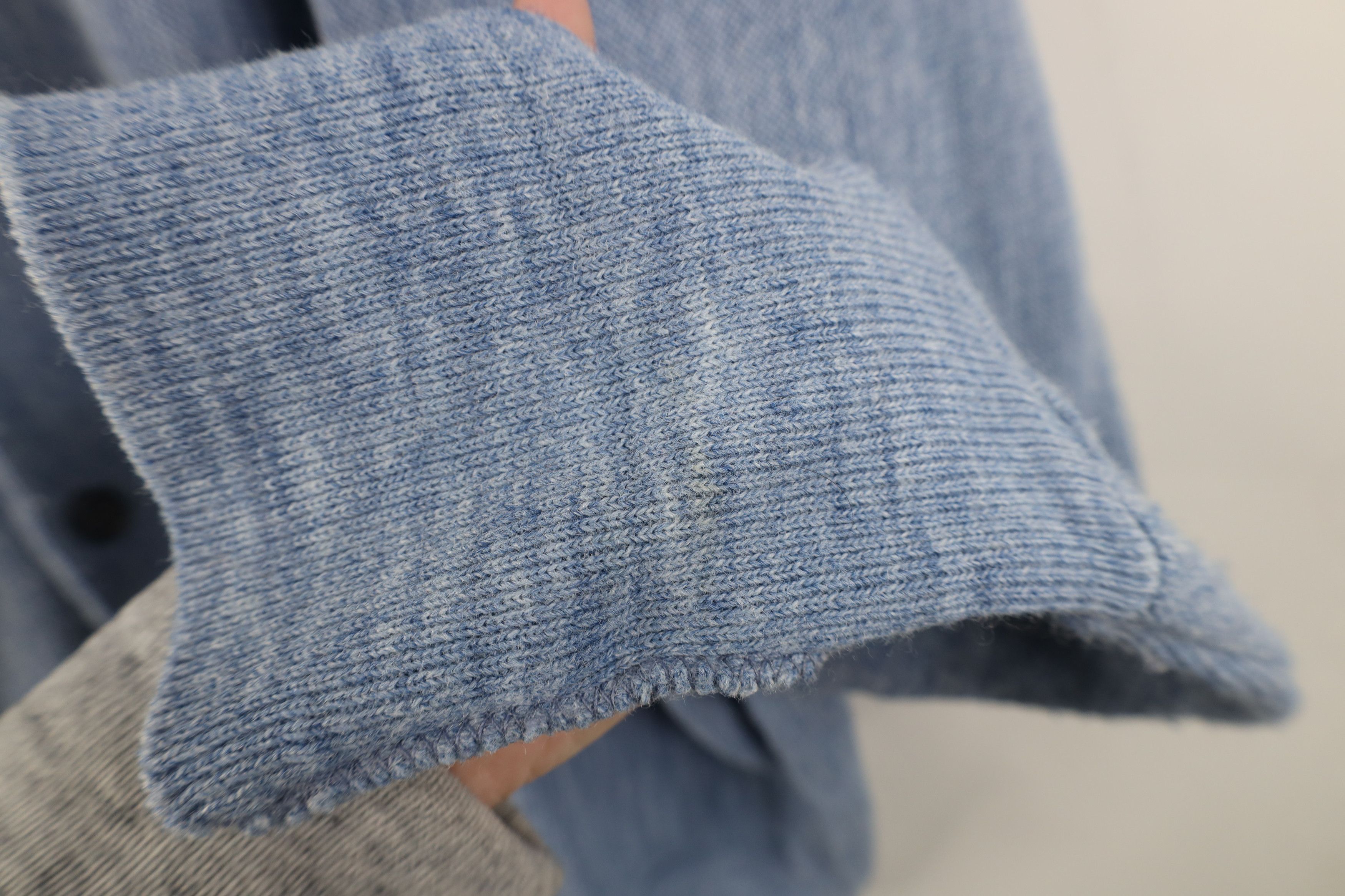 Vintage Vintage 90s Streetwear Kurt Cobain Cardigan Sweater Blue USA Size US XL / EU 56 / 4 - 6 Thumbnail