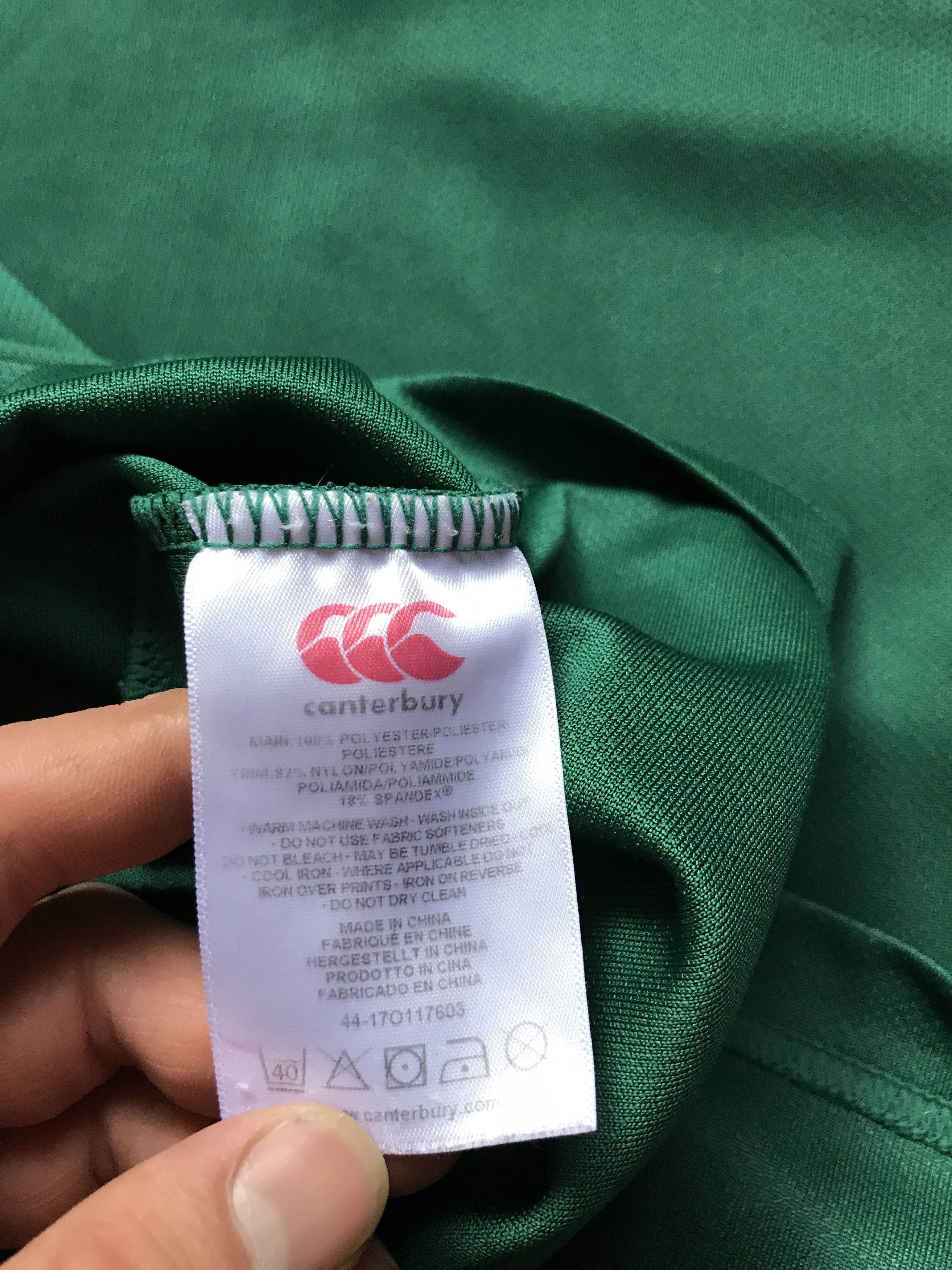 Canterbury of New Zealand × Caterpillar Canterbury Leicester Tigers Rugby Jersey Size US L / EU 52-54 / 3 - 7 Thumbnail