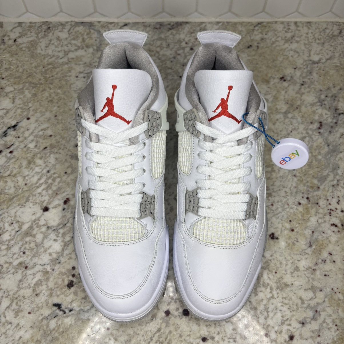 Jordan Brand Size 10.5-Jordan 4 Retro White Oreo (2021) CLEAN W/Box Size US 10.5 / EU 43-44 - 5 Thumbnail