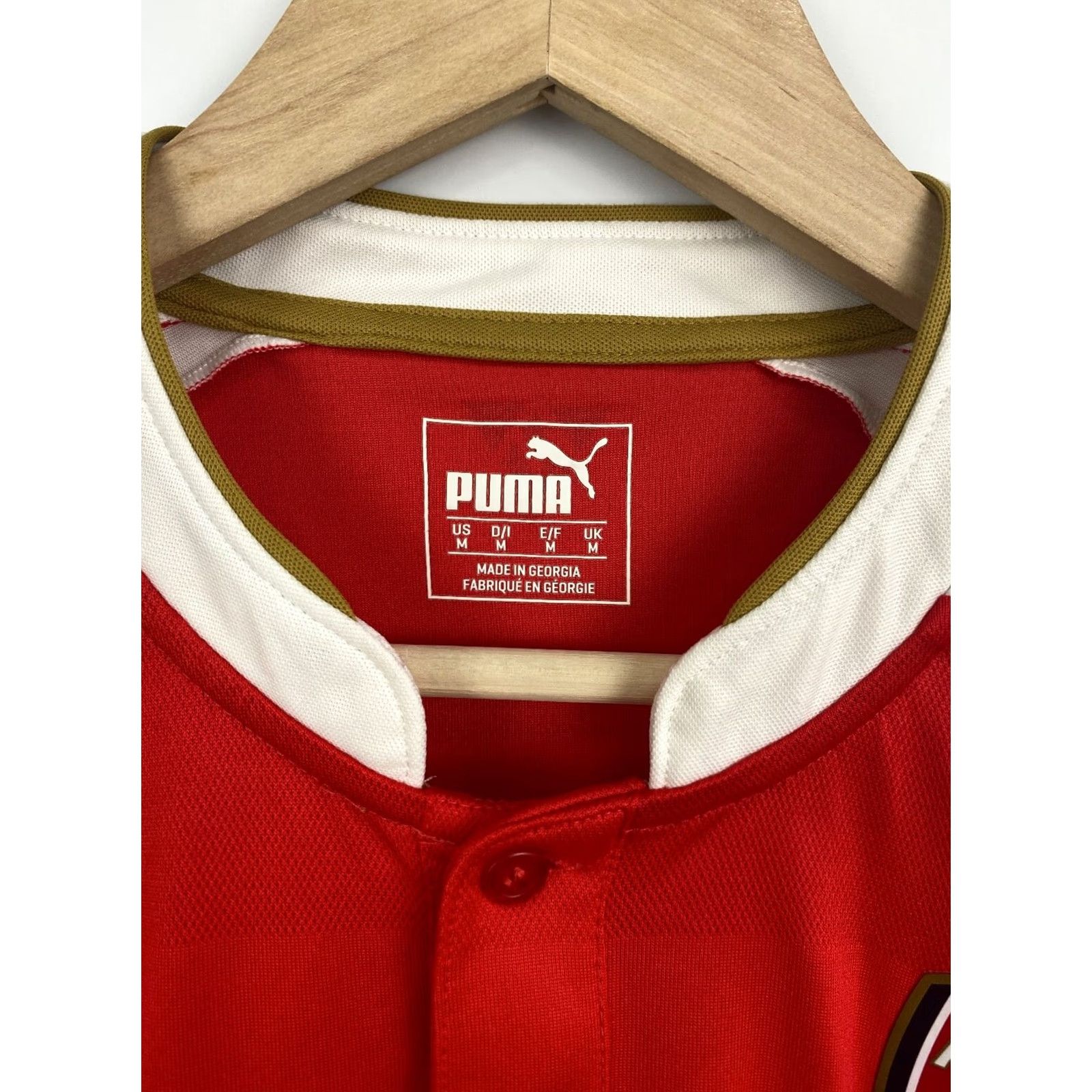 Puma Y2K Arsenal Puma Soccer Jersey 2015 Red M Retro Blokecore Mens Shirt Size US M / EU 48-50 / 2 - 5 Thumbnail