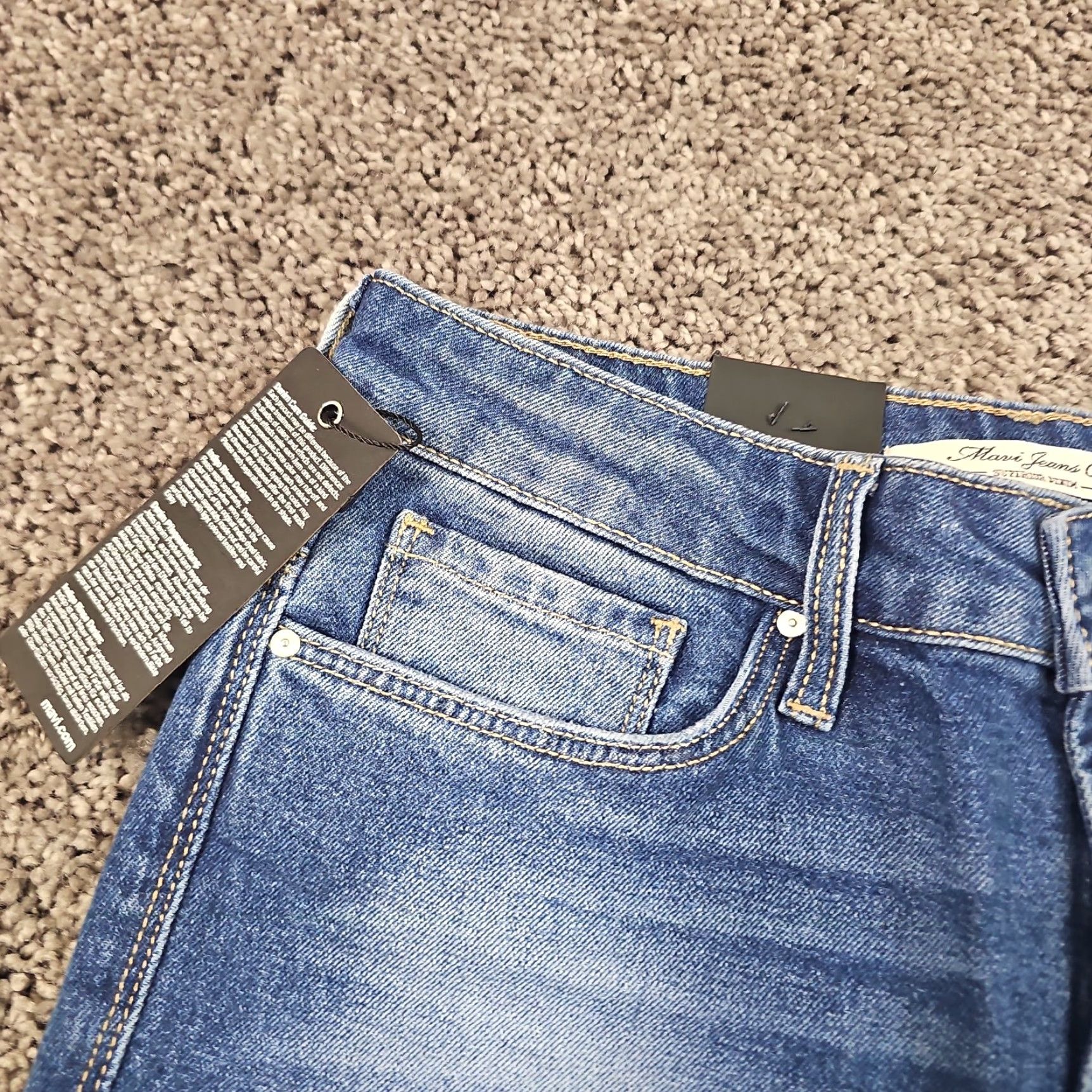 Mavi Mavi Jeans Womens Skinny Low Rise Medium Wash Stretch Denim Alissa 27 26x30 Blue Size 27" / US 4 / IT 40 - 3 Thumbnail
