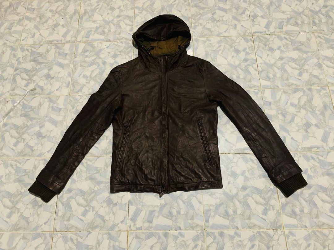 SHIPS × Ships Jet Blue × Vintage Vintage Ships jet blue lamb leather Jacket Size M / US 6-8 / IT 42-44 - 1 Thumbnail