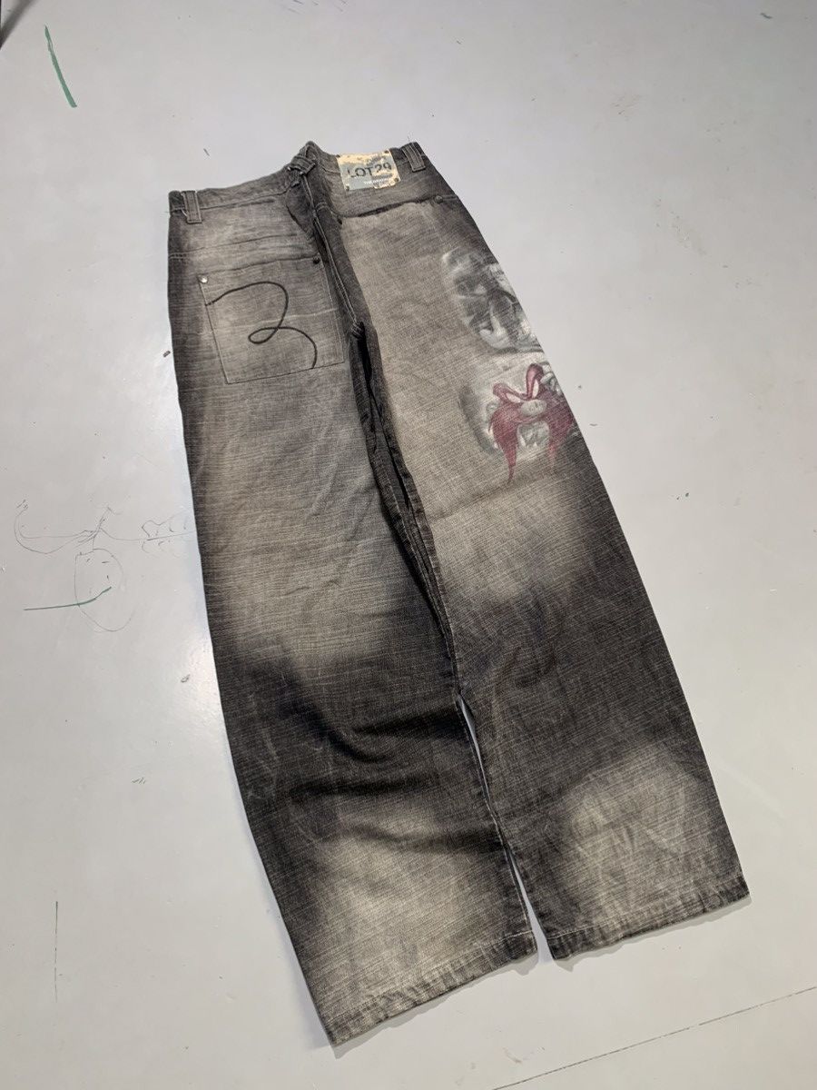 Southpole Rare vintage Y2K spell out embroidered denim Size US 34 / EU 50 - 6 Thumbnail