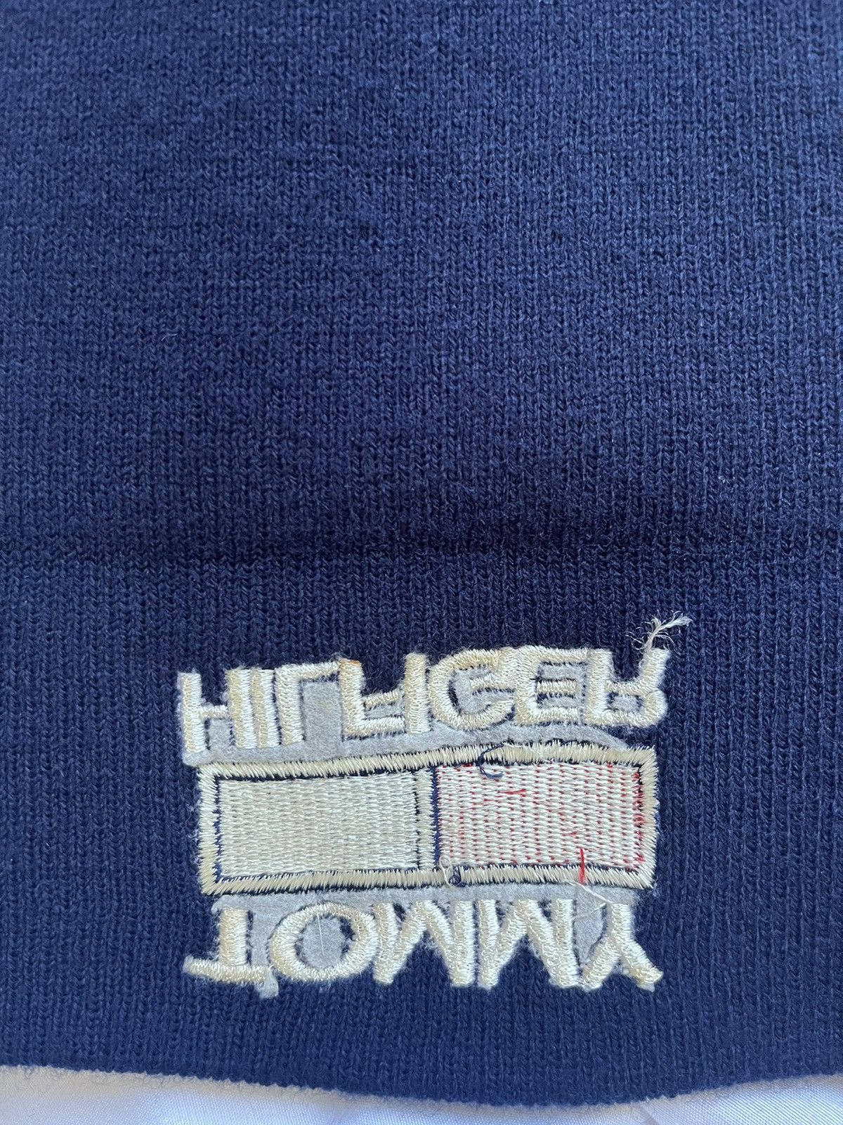 Tommy Hilfiger × Vintage VINTAGE 90’S TOMMY HILFIGER HIP-HOP BEANIE HAT Size ONE SIZE - 5 Thumbnail