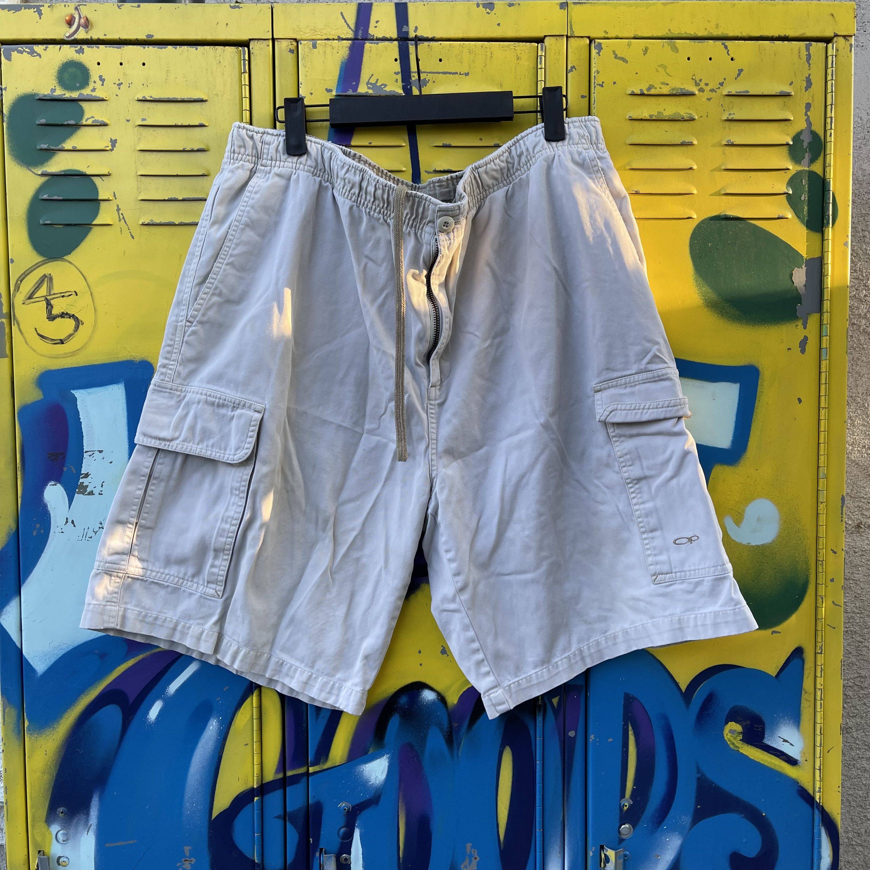 Ocean Pacific × Vintage Vintage OP Ocean Pacific Cargo Surf Shorts Size US 36 / EU 52 - 1 Thumbnail