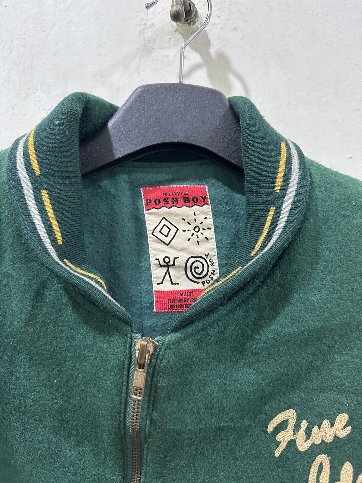 Vintage VTG POSH BOY Wool Varsity Jacket Size US L / EU 52-54 / 3 - 9 Thumbnail