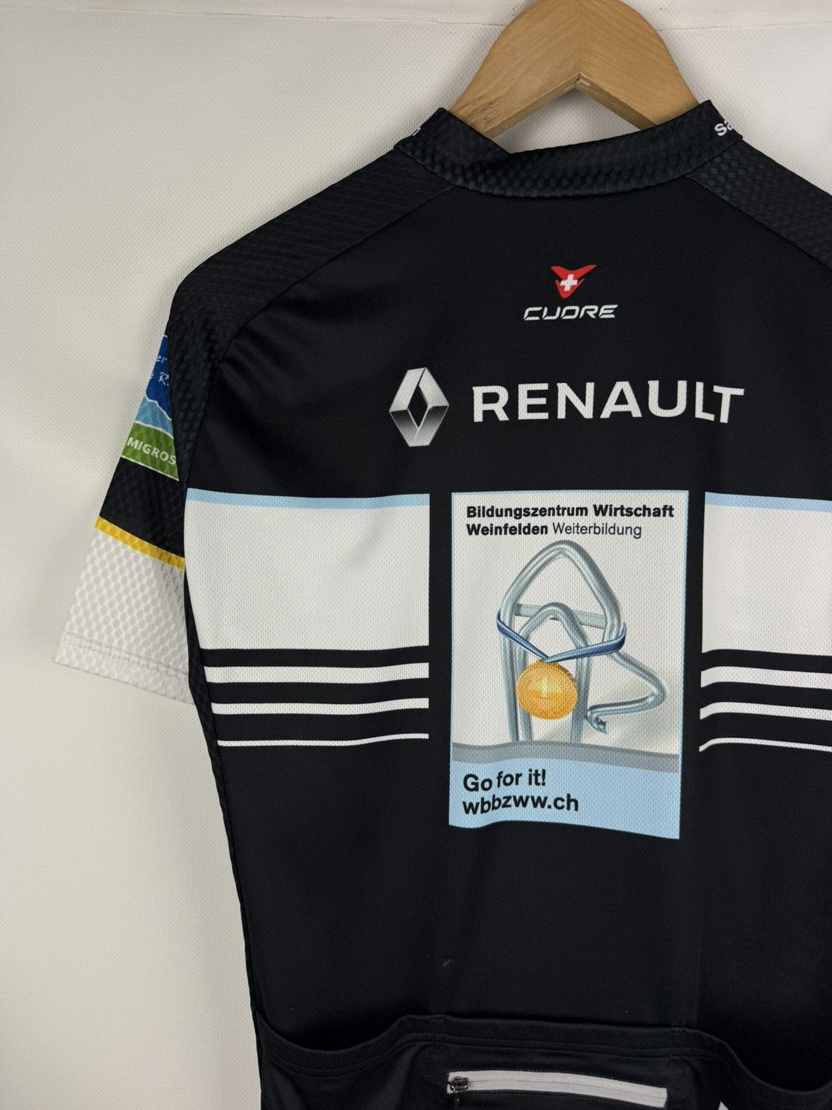 Other Cudre Santis Classic Renault Full Zip Cycling Jersey Shirt Size US M / EU 48-50 / 2 - 17 Thumbnail