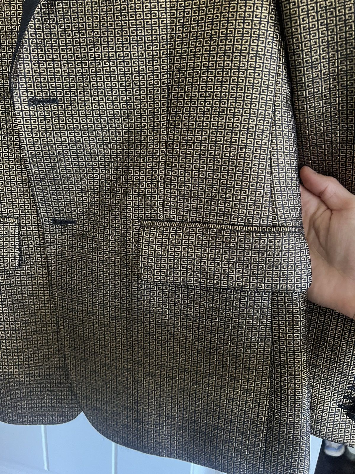Givenchy Givenchy Jacquard Blazer Size 48S - 5 Thumbnail