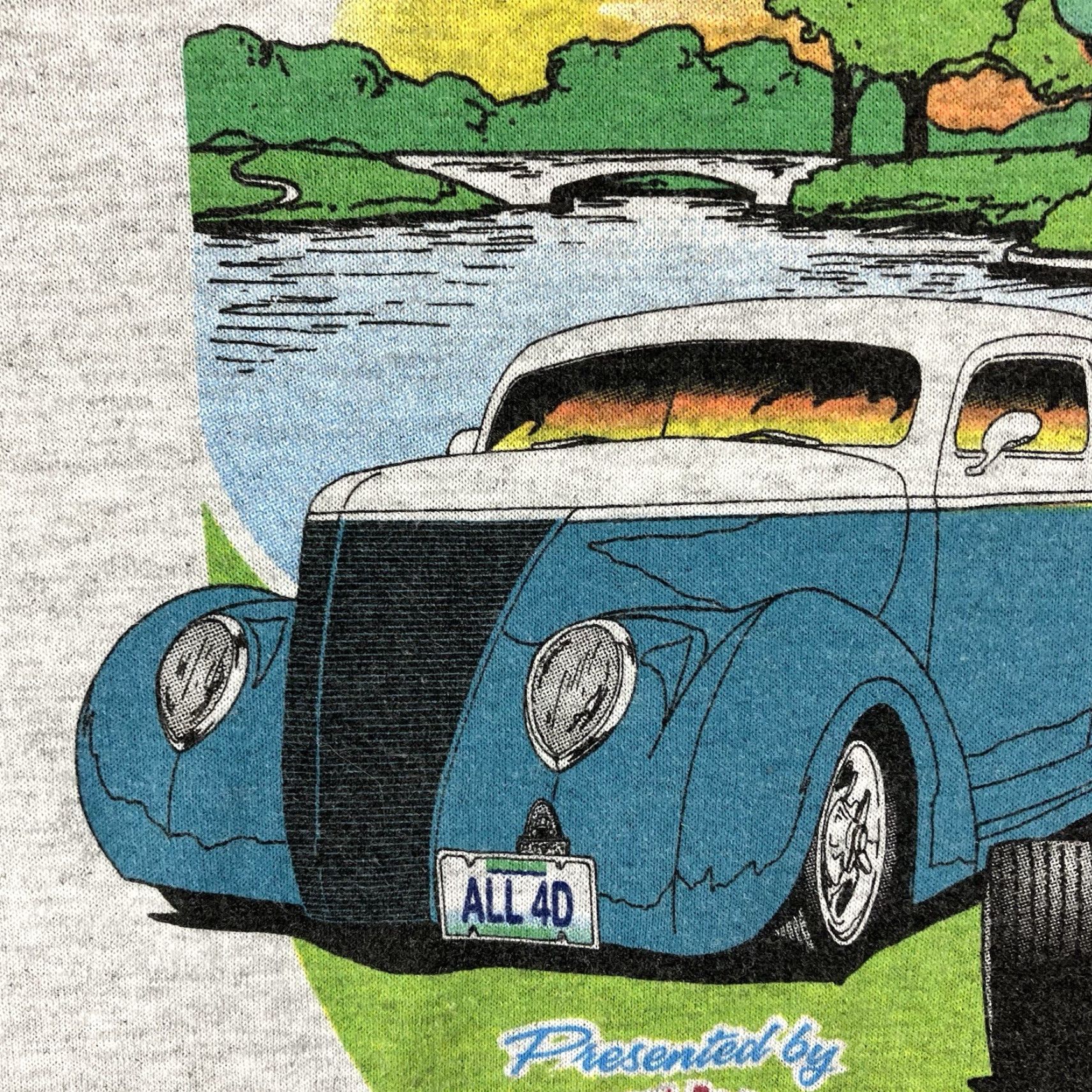 Jerzees VINTAGE Mens T-Shirt Street Rod Logo 2005 St. Louis Street Rod Association's Real Easter Show JERZEES Gray Cotton Polyester Crew Neck Short Sleeve L Size US L / EU 52-54 / 3 - 7 Thumbnail