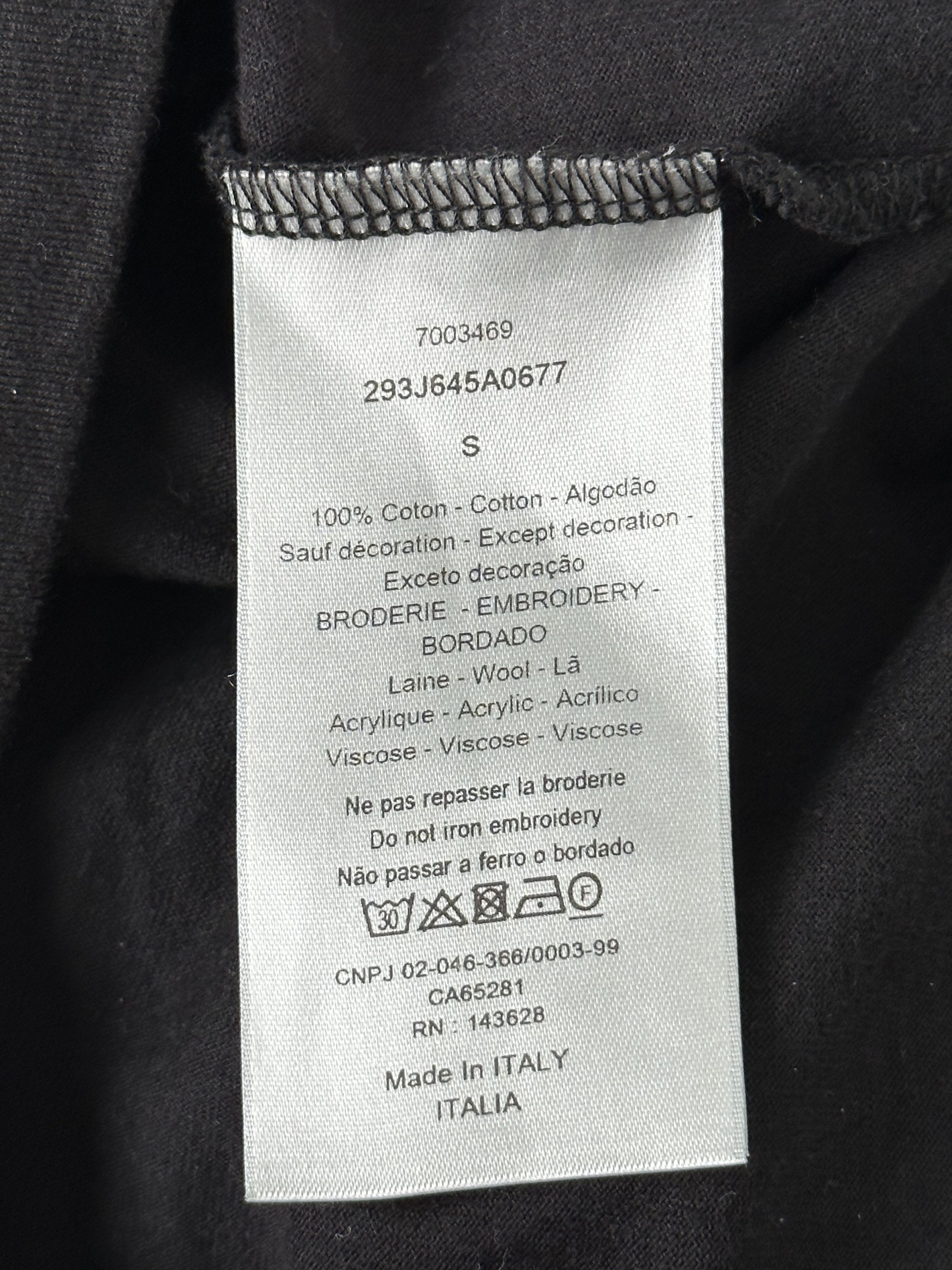 Dior Dior Black & White Atelier Logo T-Shirt Size US S / EU 44-46 / 1 - 6 Thumbnail