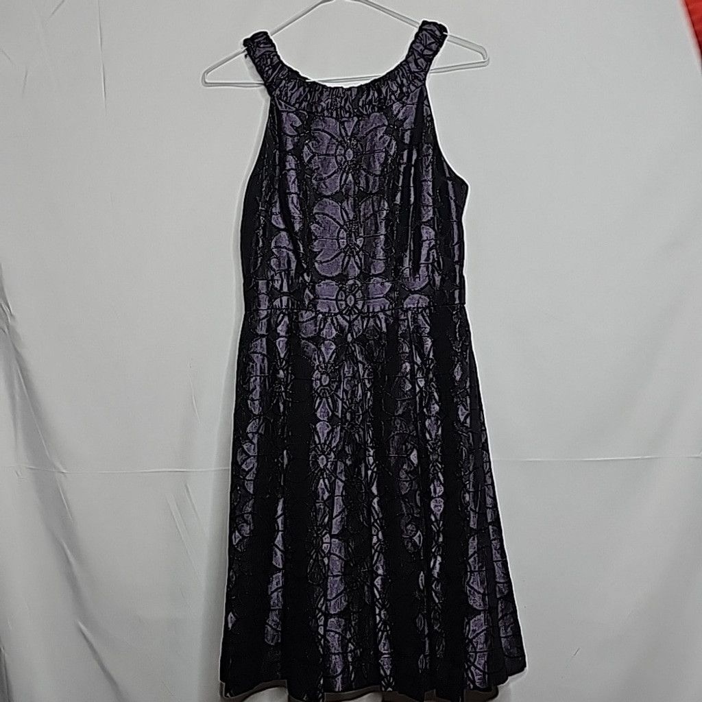 The Unbranded Brand Muse floral sleeveless sparkle cocktail party work dress 2 Size XS / US 0-2 / IT 36-38 - 4 Thumbnail