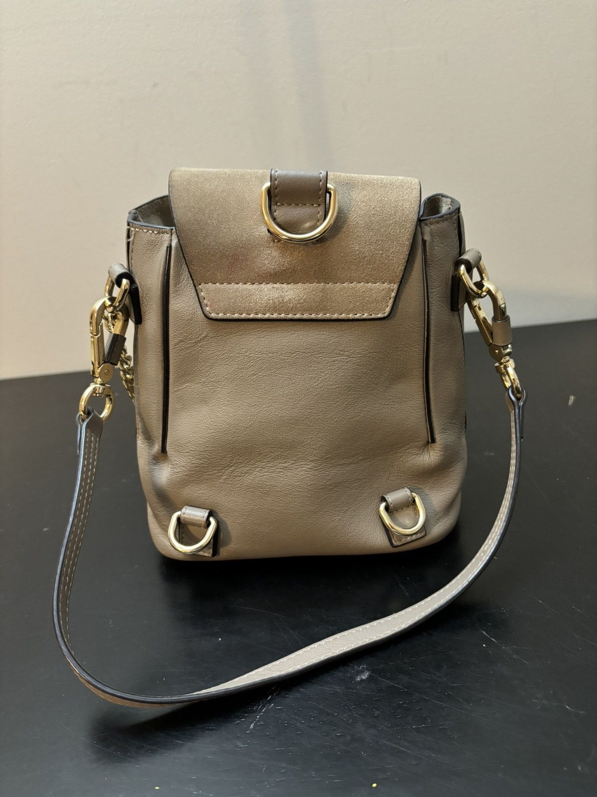 Chloe Chloé Mini Faye Suede Leather Backpack Handbag Size ONE SIZE - 6 Thumbnail