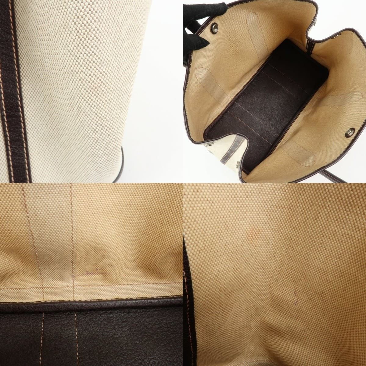 Hermes Hermes Garden Party PM Canvas Tote Cream Size ONE SIZE - 7 Thumbnail
