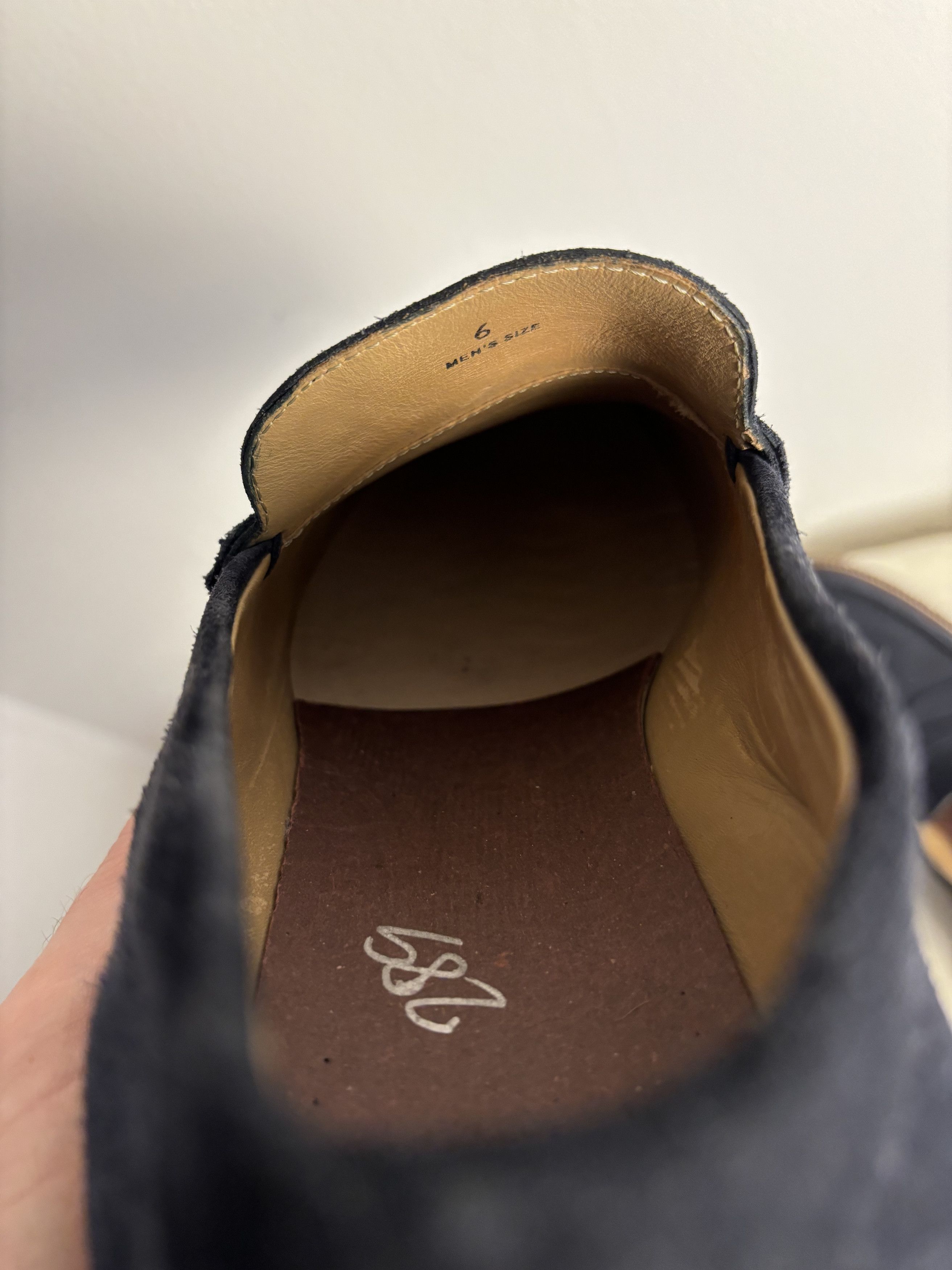 Tod's Tod's Navy Suede Loafers Size US 7 / EU 40 - 8 Thumbnail