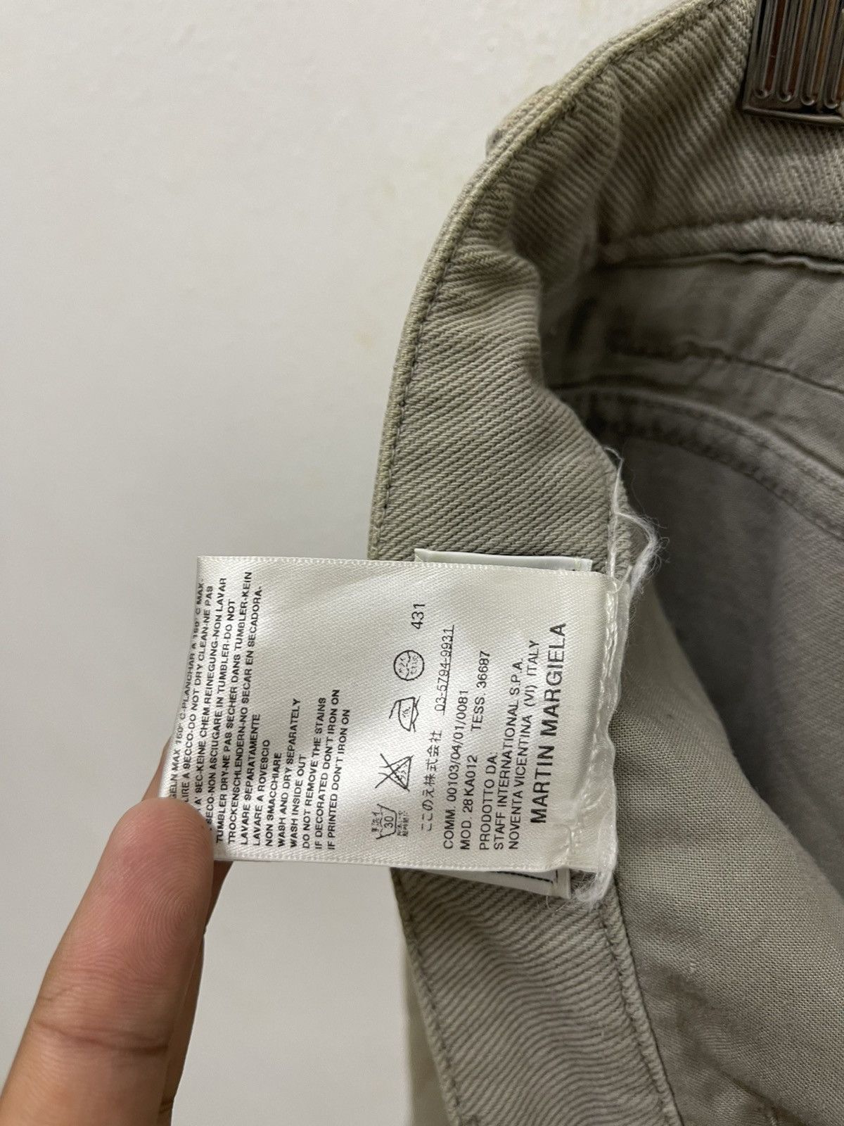 Maison Margiela Rare Vintage MAISON MARTIN MARGIELA Paris Regular Pant Size US 34 / EU 50 - 10 Thumbnail