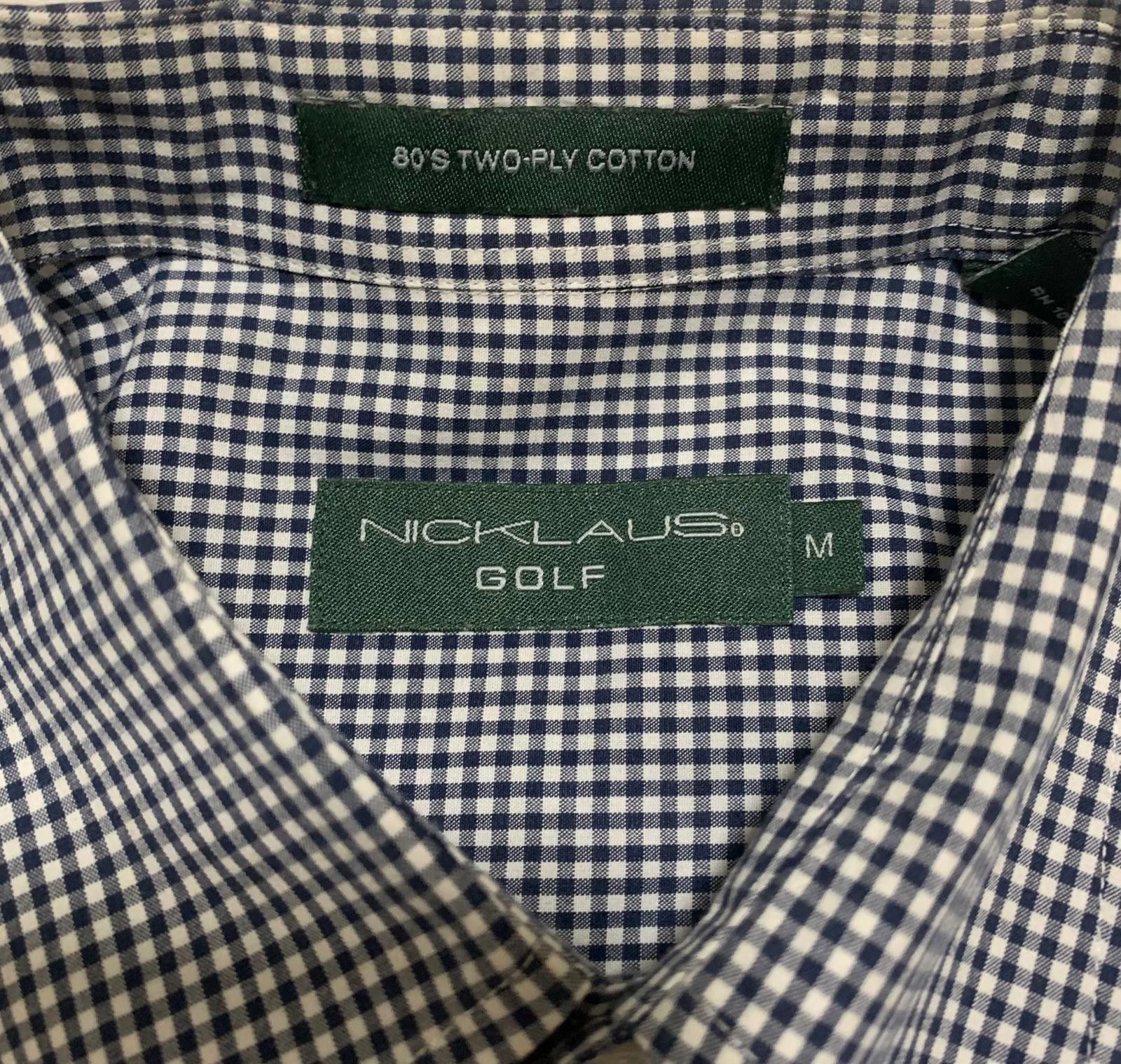 Nicolas Andreas Taralis Vintage 90s Nicklaus Golf Men's Shirt Medium Check Size US M / EU 48-50 / 2 - 3 Thumbnail