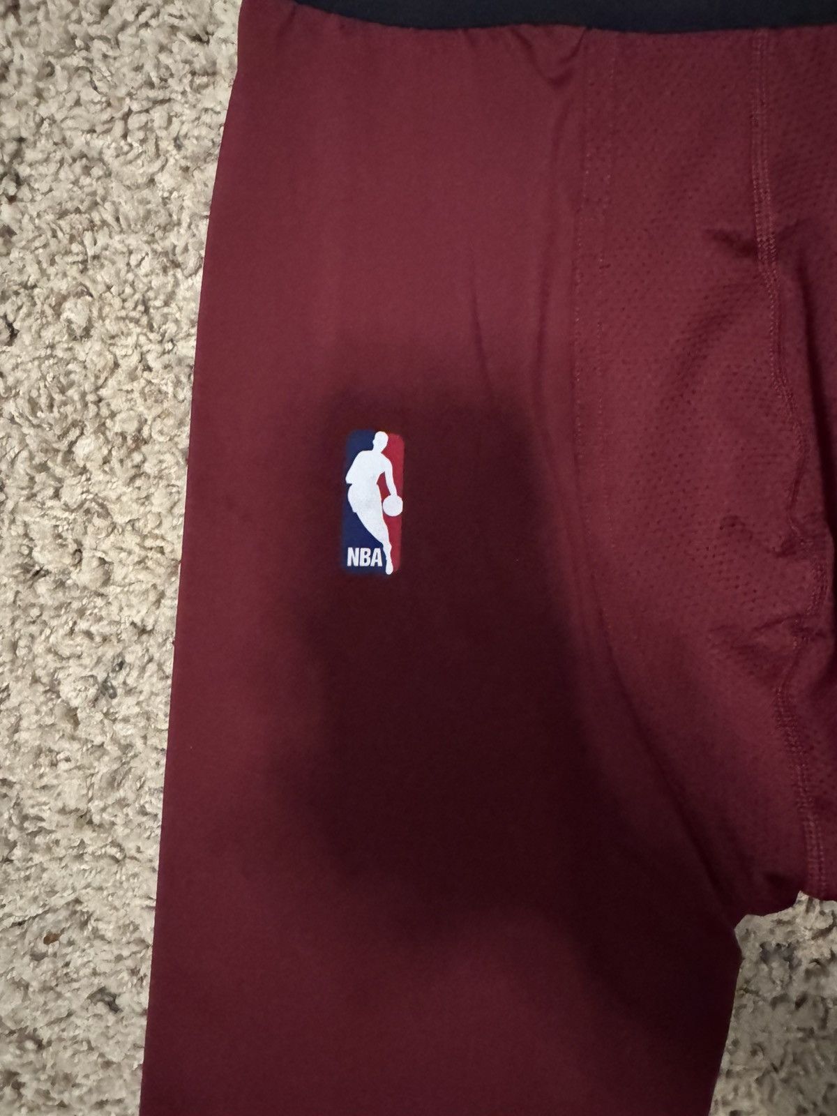 Nike NBA Custom Compression pants with knee pads Size US 32 / EU 48 - 2 Thumbnail