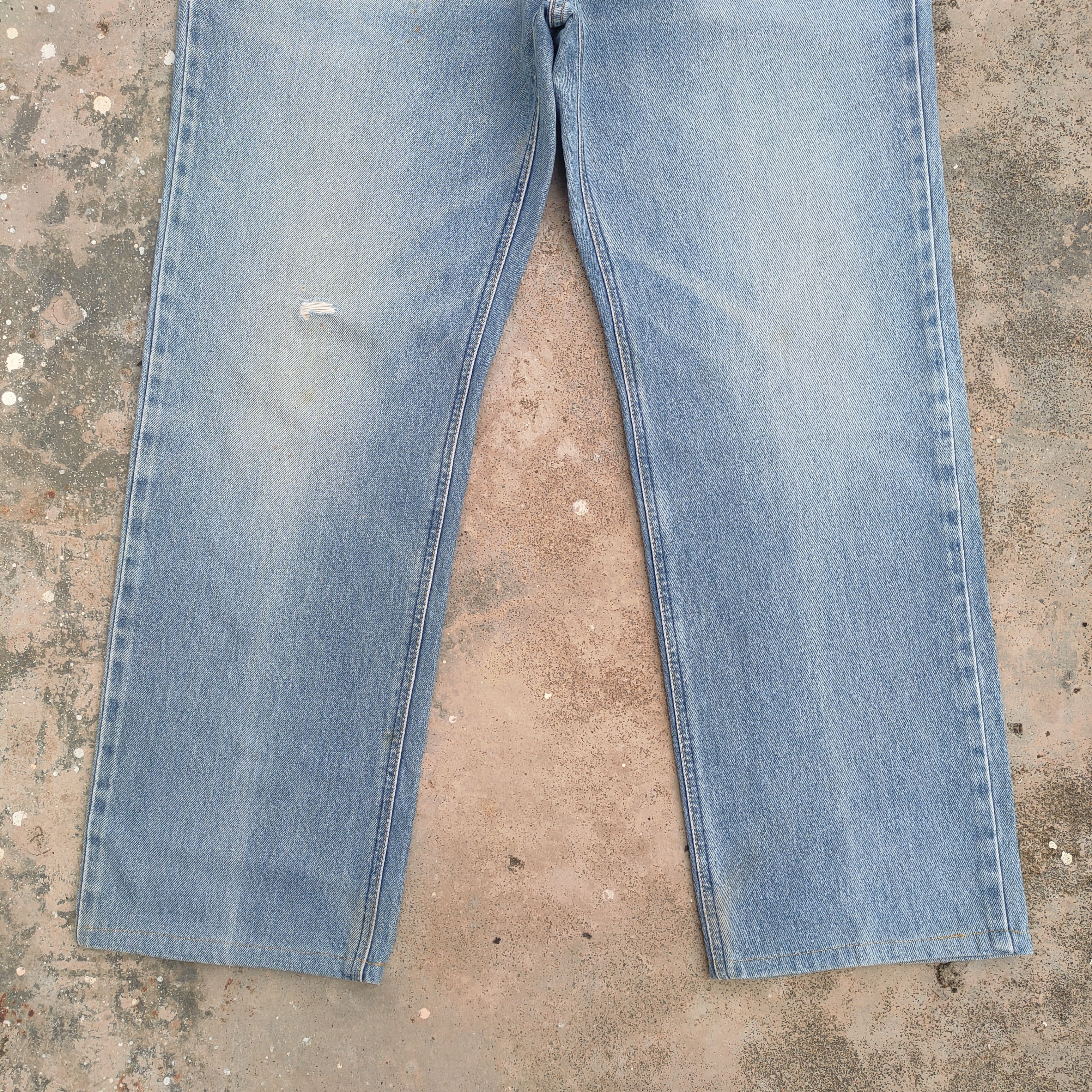 Lee VINTAGE LEE FADED DENIM JEANS PANTS Size US 33 - 2 Thumbnail