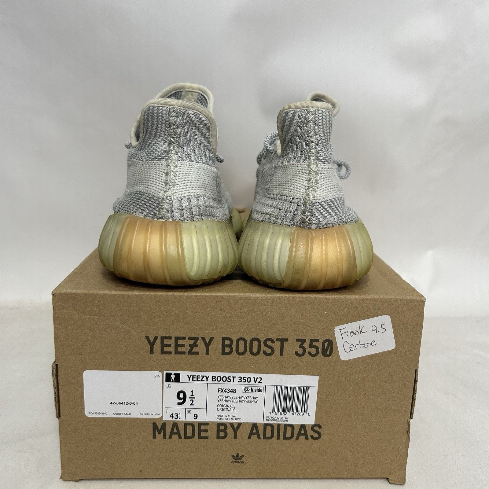 Adidas Adidas Yeezy Boost 350 V2 “Yeshaya Non-Reflective” Size US 9.5 / EU 42-43 - 5 Thumbnail