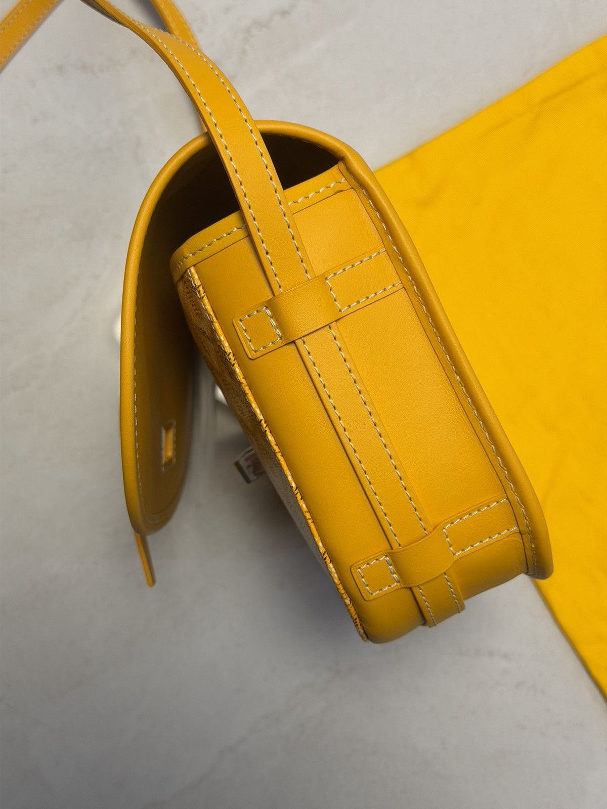 Goyard Goyard PM Belvedere Yellow Monogram Bag Size ONE SIZE - 5 Thumbnail