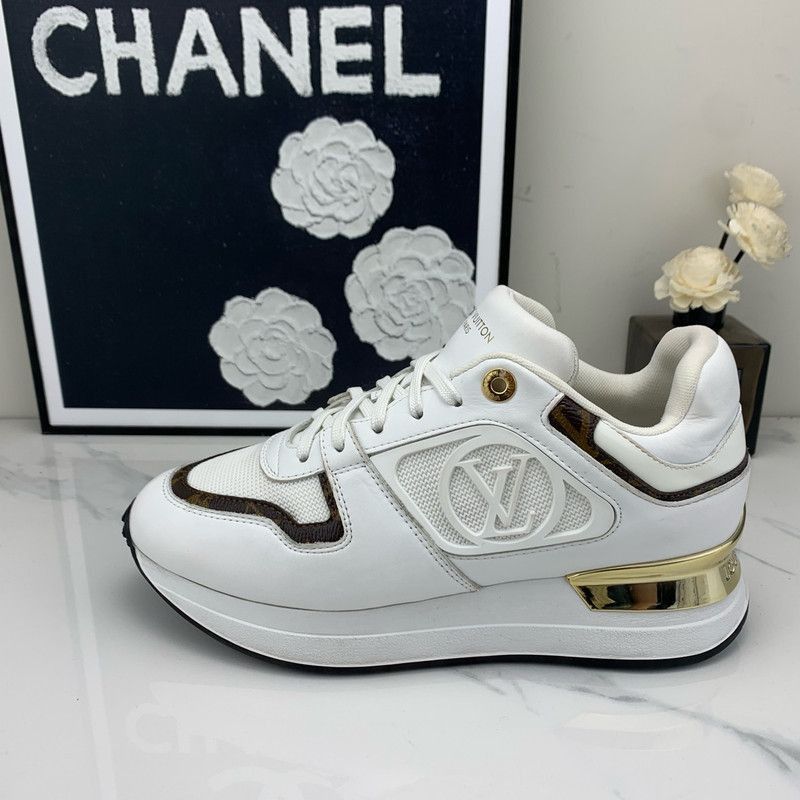 Louis Vuitton Louis Vuitton Run Away White Casual Sneakers Size US 7 / IT 37 - 8 Thumbnail