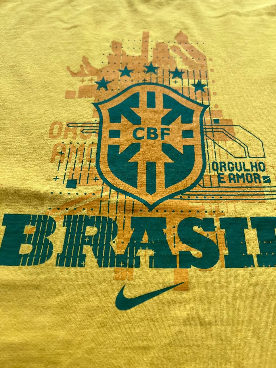 Nike × Vintage BLOKECORE NIKE 2000S FC BRAZIL #9 T SHIRT RARE Size US XL / EU 56 / 4 - 11 Thumbnail