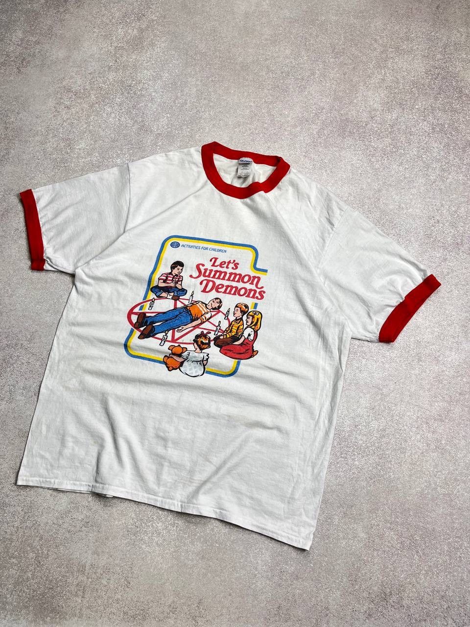 Other VINTAGE STEVEN RHODES ACTIVITIES FOR CHILDREN BOXY T-SHIRT Size US XXL / EU 58 / 5 - 3 Thumbnail