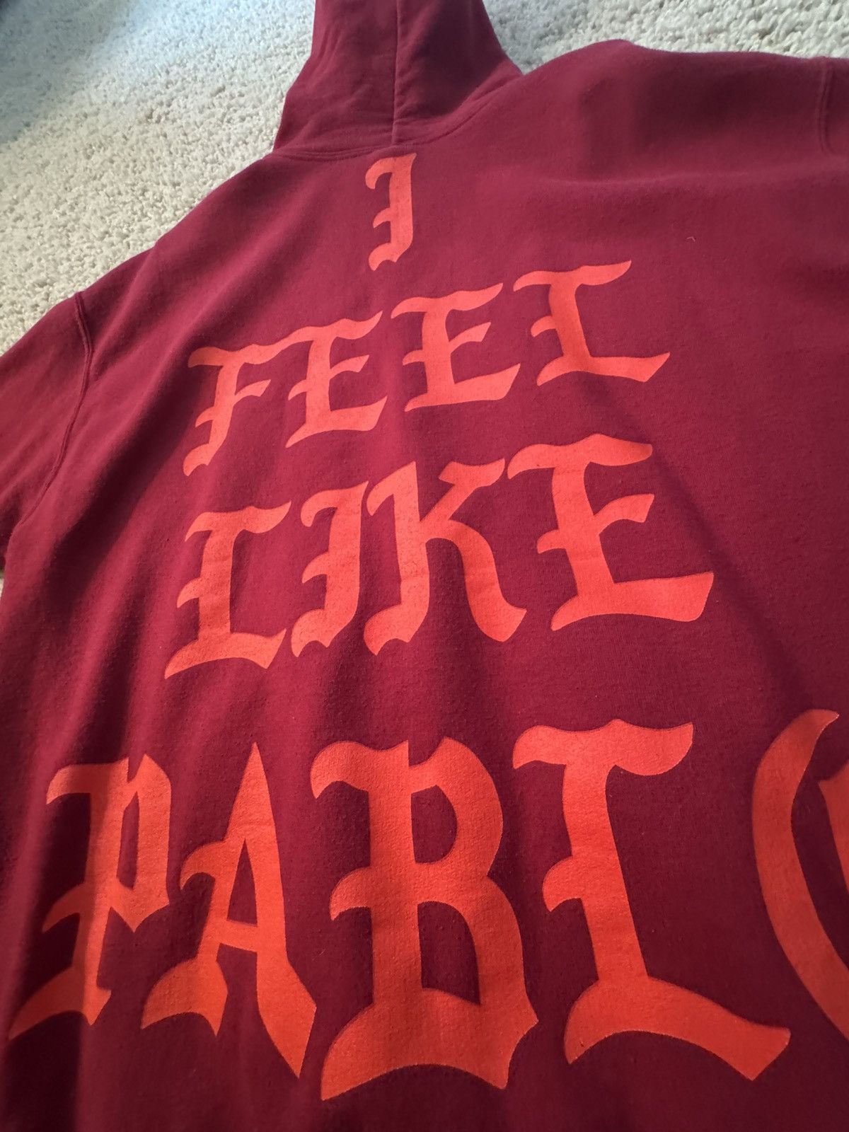 Gildan Kanye West I Feel Like Ye 2016 Hoodie Size US L / EU 52-54 / 3 - 4 Thumbnail