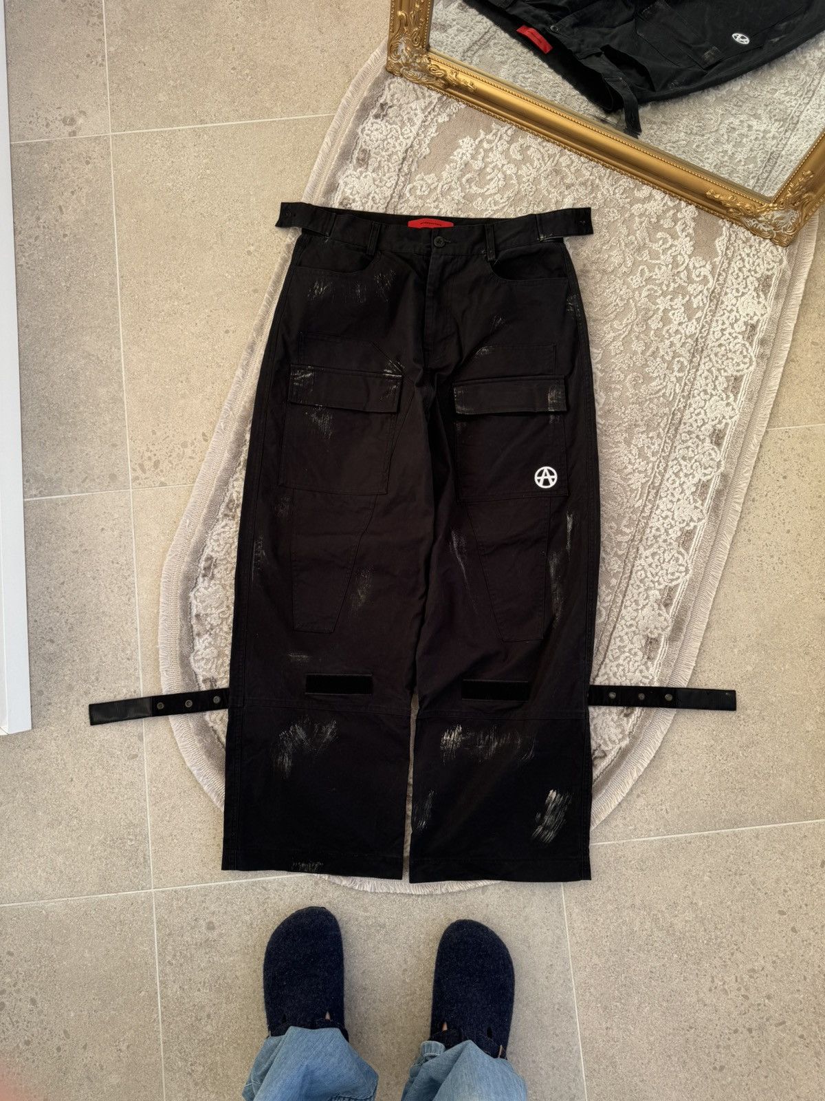 Acupuncture Acupuncture Goth Vintage Cargo Pants Y2K Multi Pockets Size US 34 / EU 50 - 1 Thumbnail