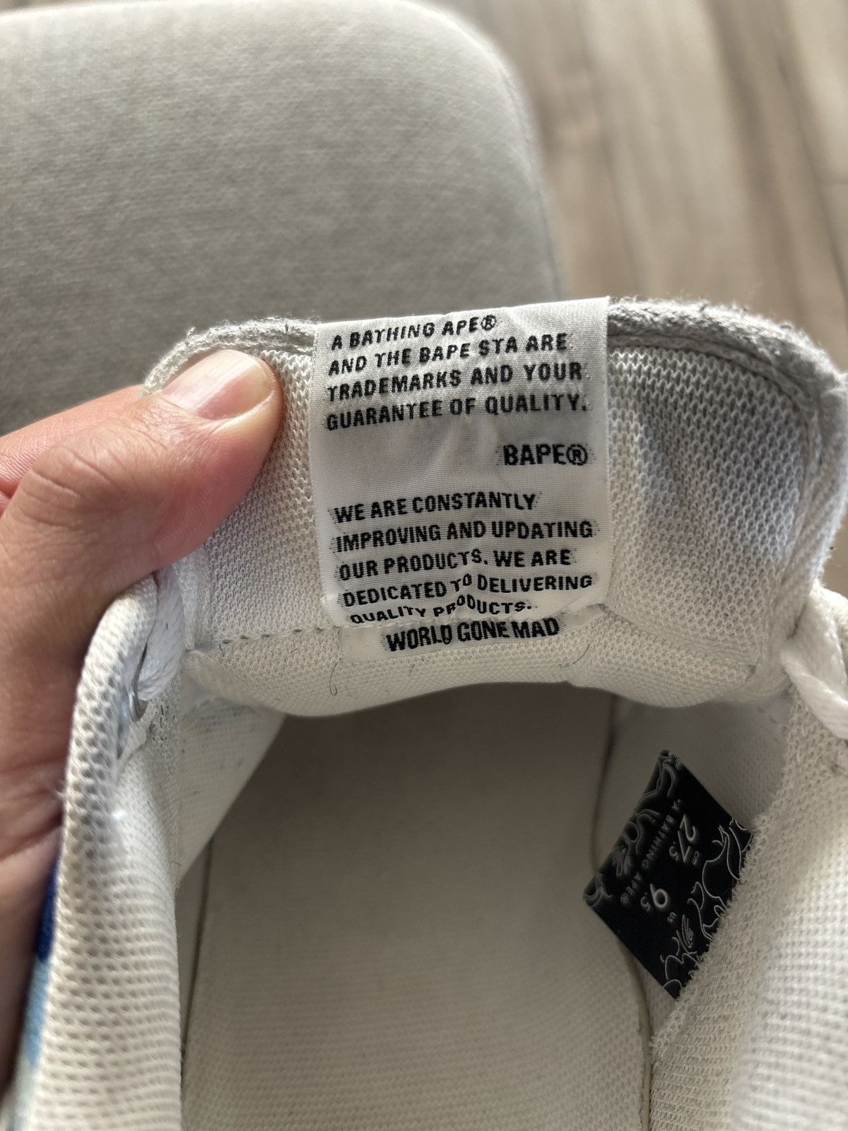 Bape A bathing apesta ABC Low Size US 9.5 / EU 42-43 - 12 Thumbnail