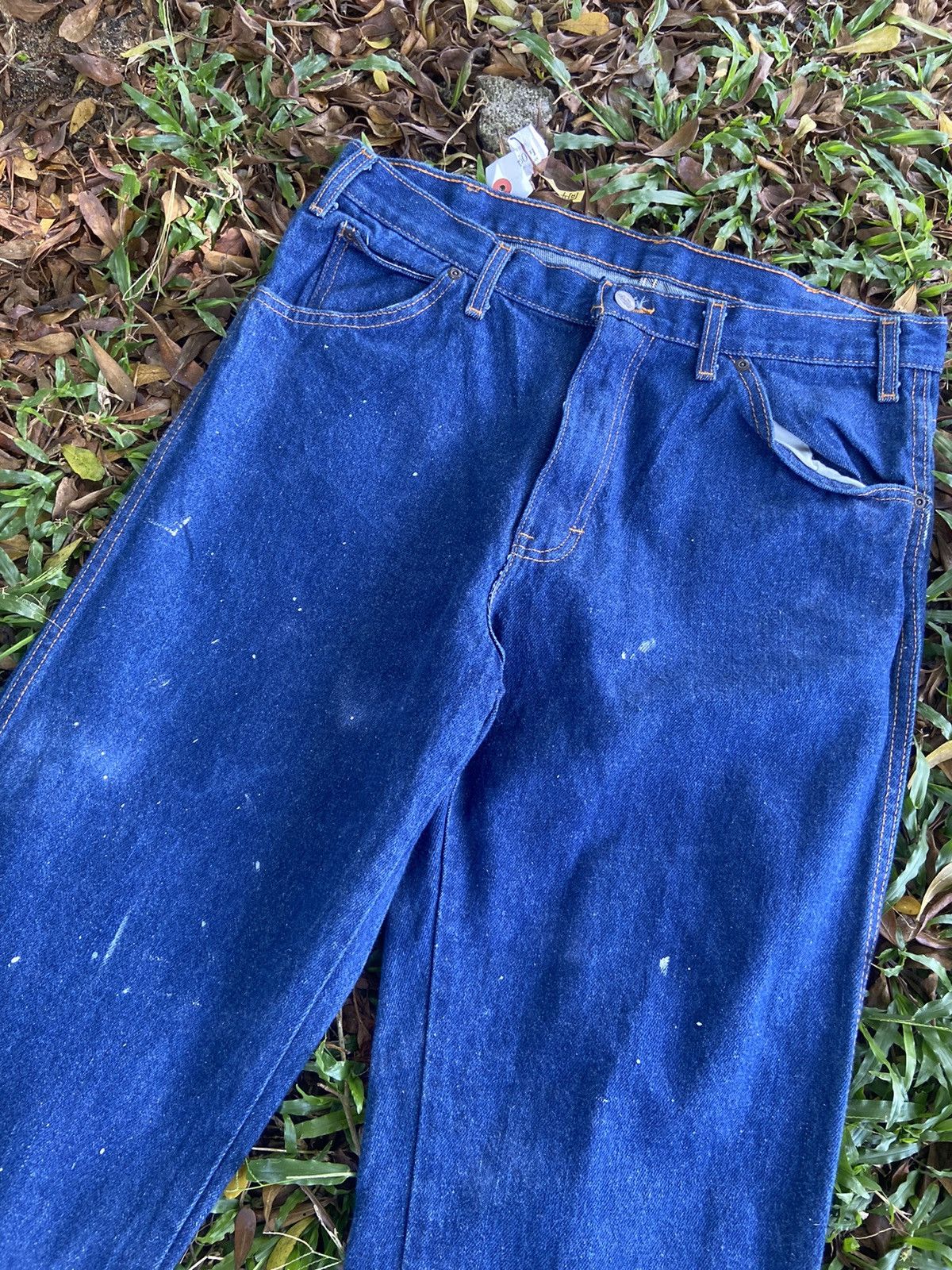 Vintage Vintage Dickies Splash Paint Denim Pants Size US 34 / EU 50 - 2 Thumbnail