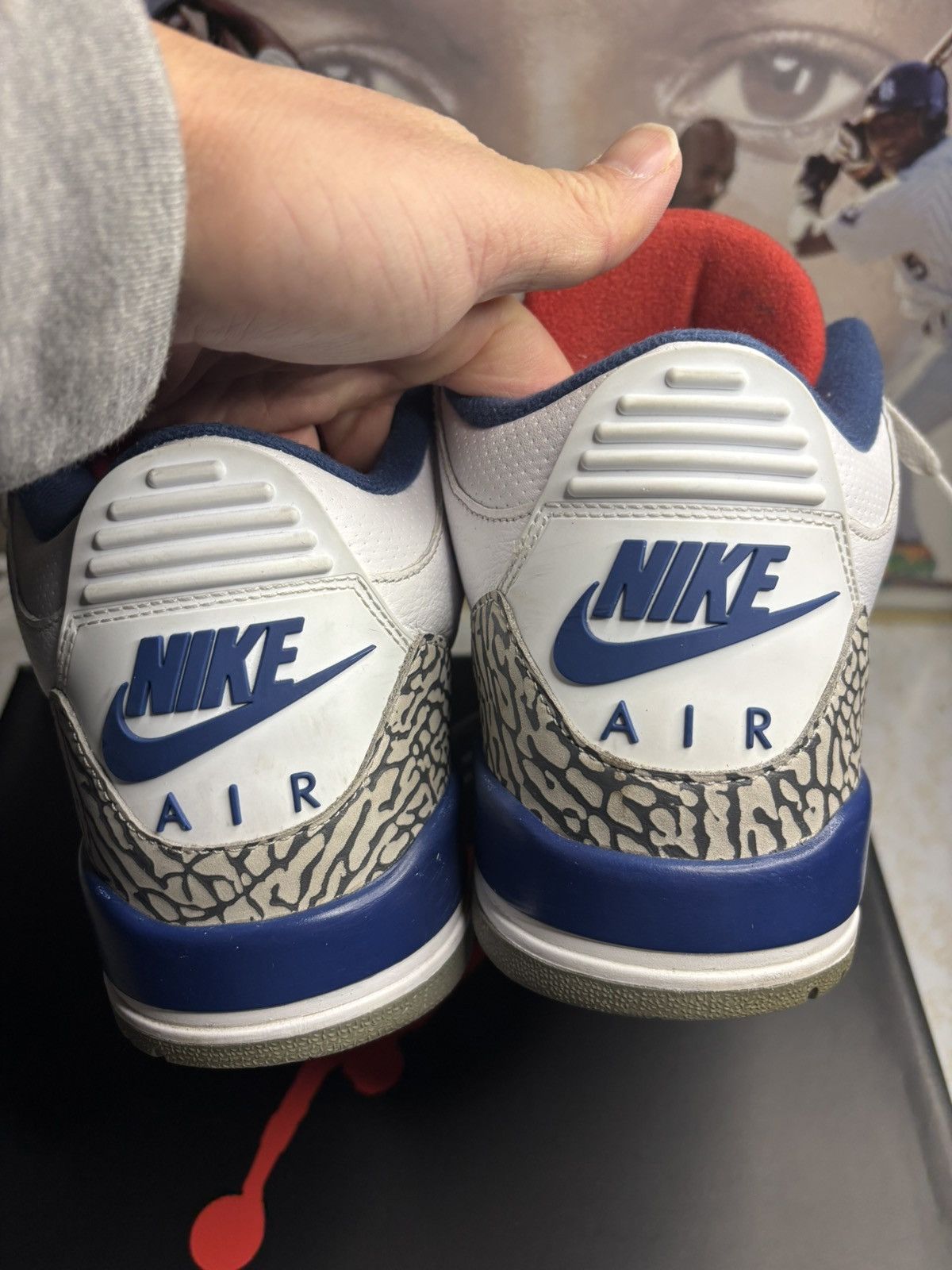 Jordan Brand Jordan Retro 3 ‘true blue’ Size US 11.5 / EU 44-45 - 7 Thumbnail