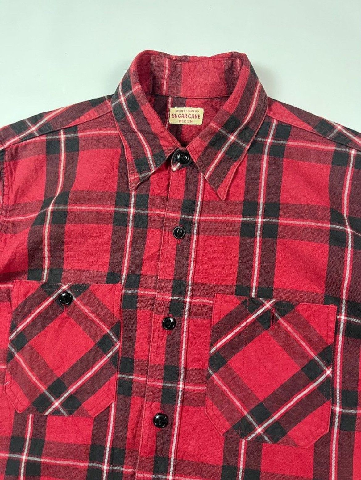 Japanese Brand × Sugar Cane × Toyo Enterprises Sugarcane Flannel Shirt Size US M / EU 48-50 / 2 - 2 Thumbnail