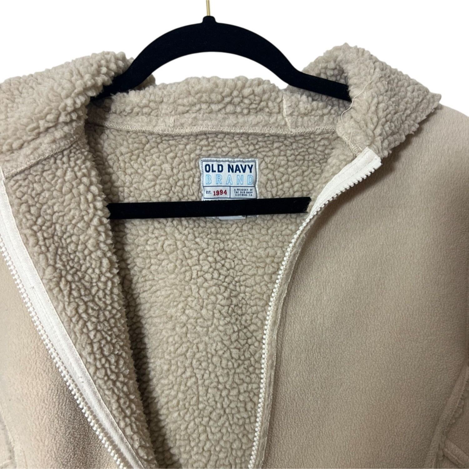 Old Navy Vintage Old Navy Sherpa Lined Jacket Size L / US 10 / IT 46 - 3 Thumbnail