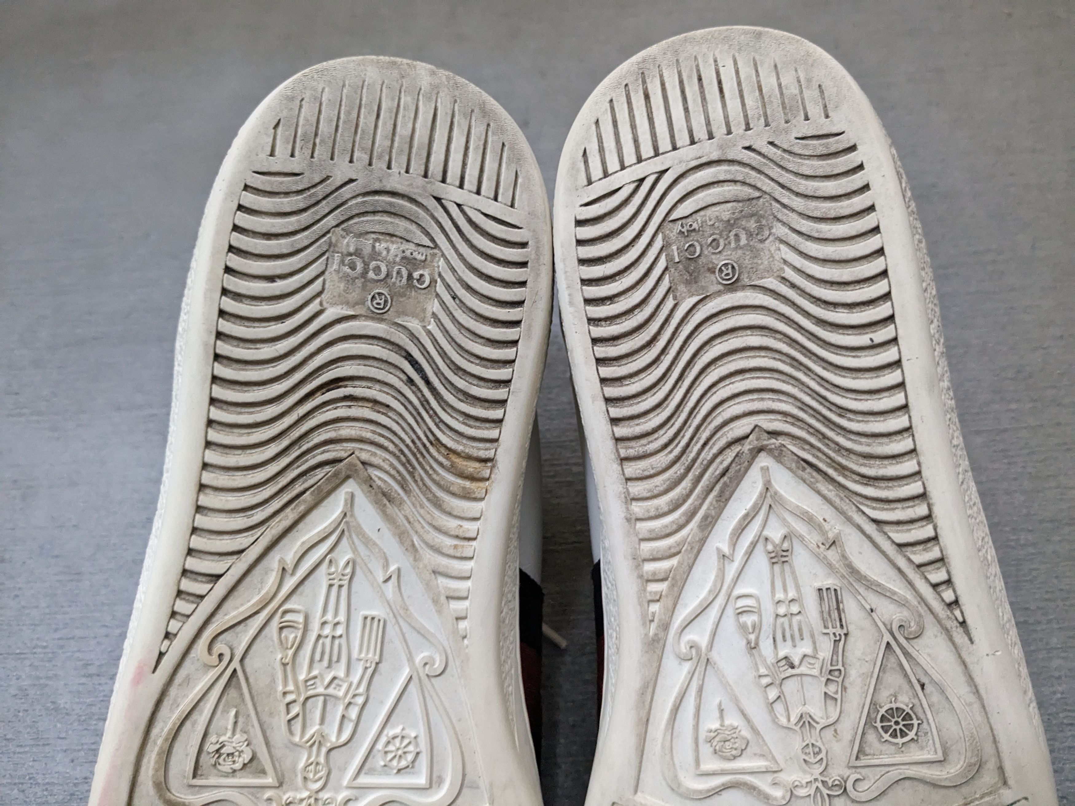 Gucci Gucci Ace Sneakers Size 9 White Leather High Tops Size US 9 / EU 42 - 22 Thumbnail