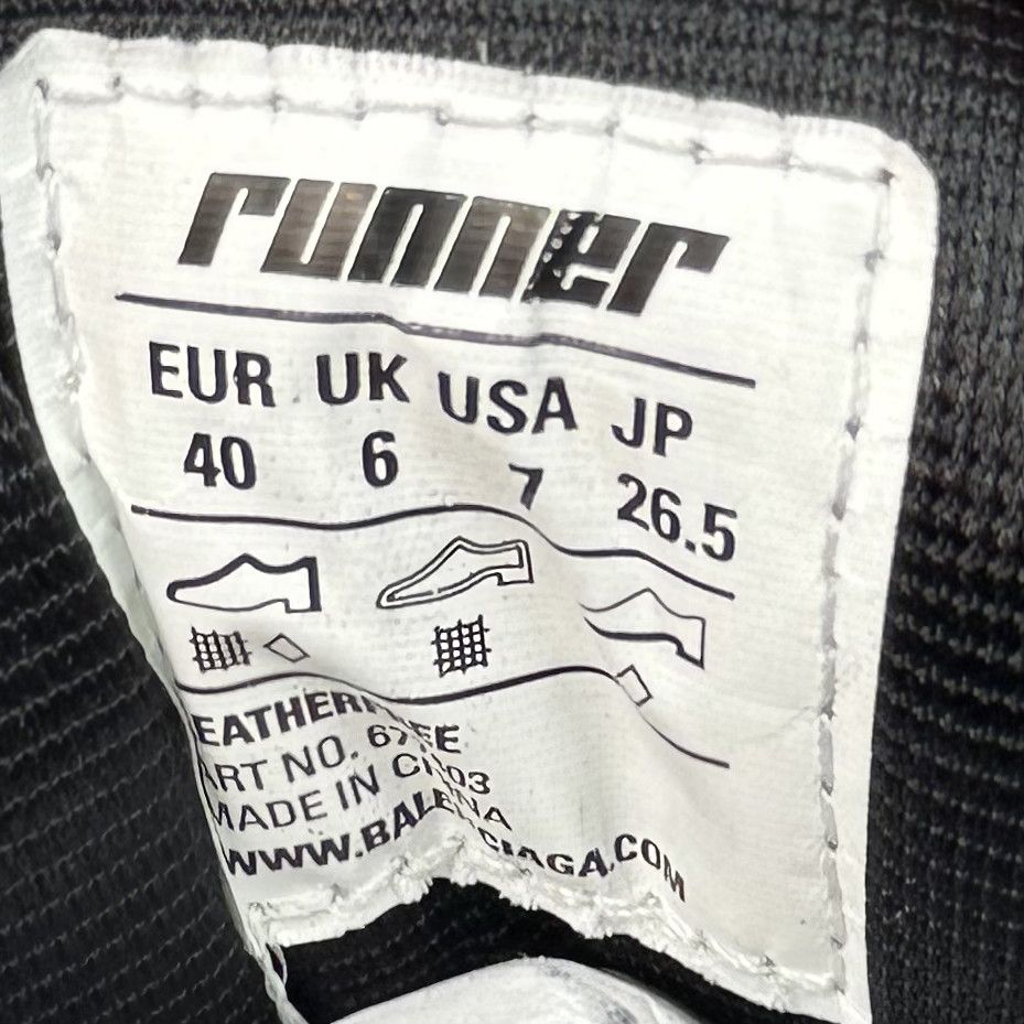 Balenciaga Balenciaga Runner Black Graffiti Size US 7 / EU 40 - 7 Thumbnail