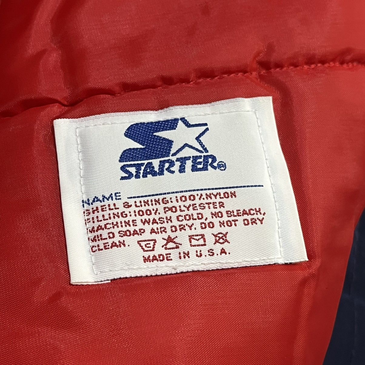 Starter Vintage 90s Cleveland Indians Starter Diamond MLB Jacket Size US M / EU 48-50 / 2 - 8 Thumbnail