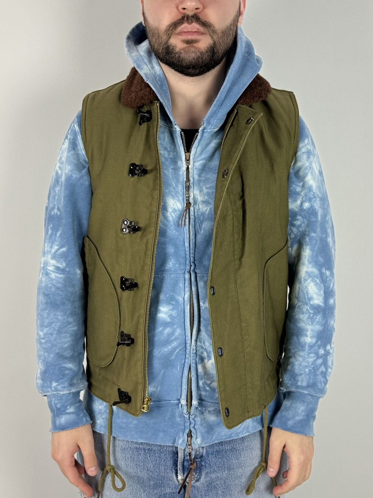 Vintage Bob Dong Deck Hook Military Vest N-1D Jacket Size US S / EU 44-46 / 1 - 1 Thumbnail