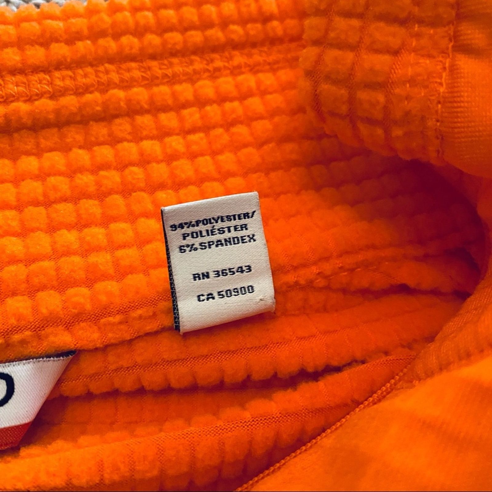 Izod Izod orange waffle quarter zip Size US XL / EU 56 / 4 - 5 Thumbnail
