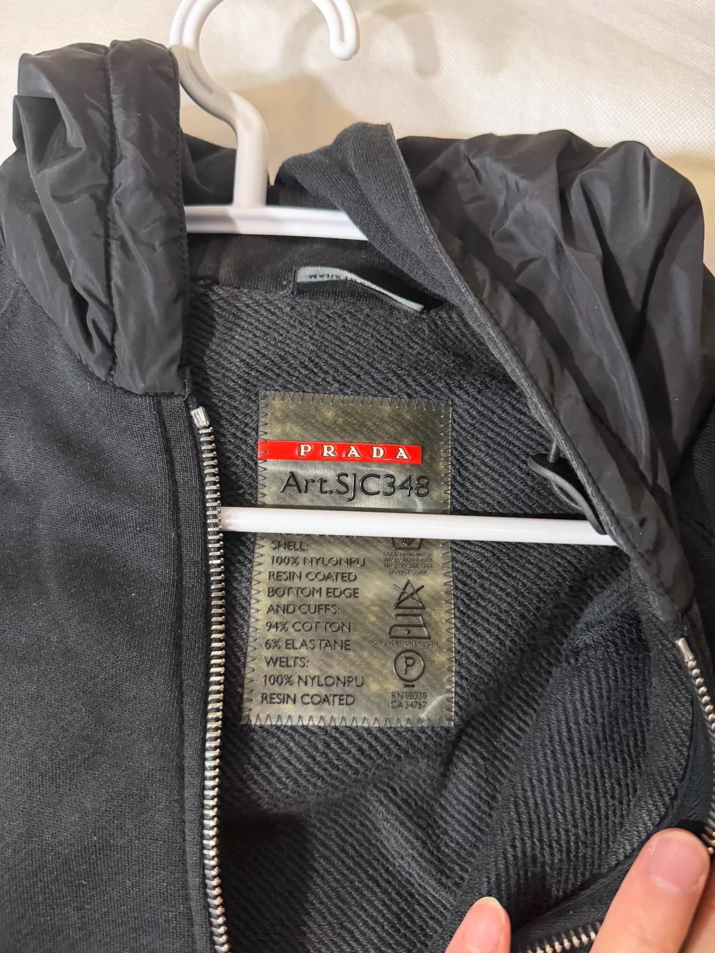 Prada Prada rubber logo jacket S Size US S / EU 44-46 / 1 - 3 Thumbnail