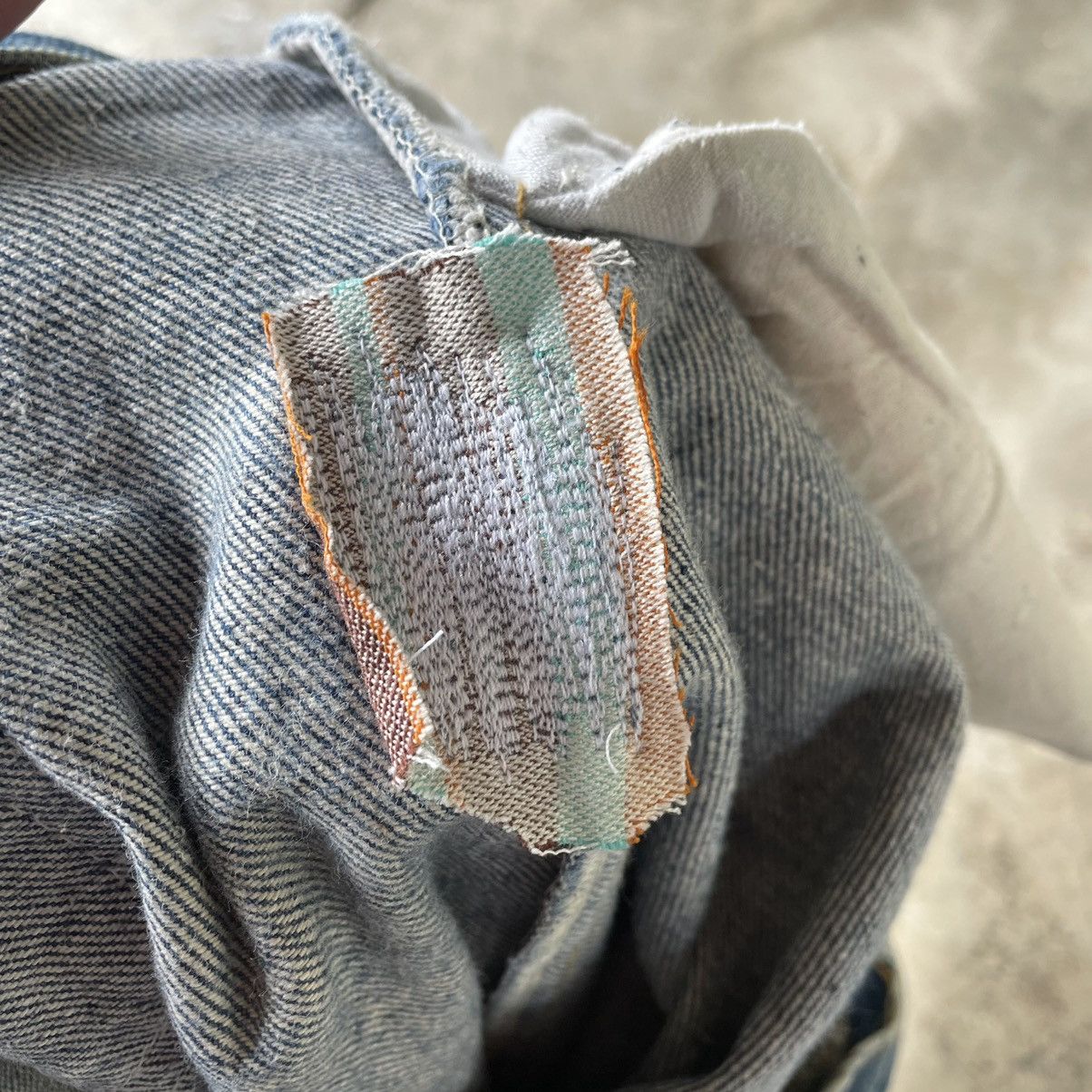 Levi's × Vintage 🔥Vintage Levis 505 Stoned Washed Distress Denim Jeans Size US 38 / EU 54 - 12 Thumbnail