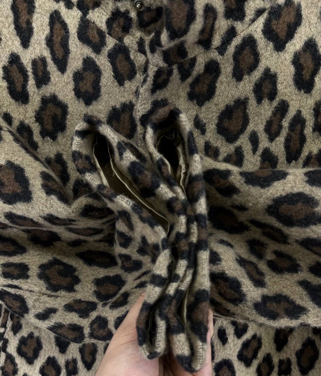 Japanese Brand Vintage Pinceau Leopard Style Wool Jacket Size M / US 6-8 / IT 42-44 - 11 Thumbnail
