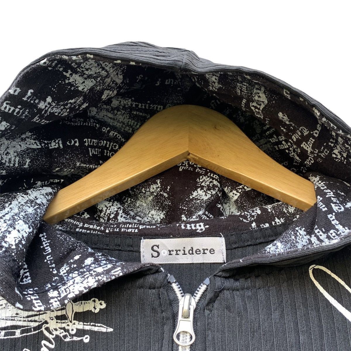 If Six Was Nine × Japanese Brand × Le Grande Bleu (L.G.B.) Sorridere poem zip hoodie Size US M / EU 48-50 / 2 - 2 Thumbnail