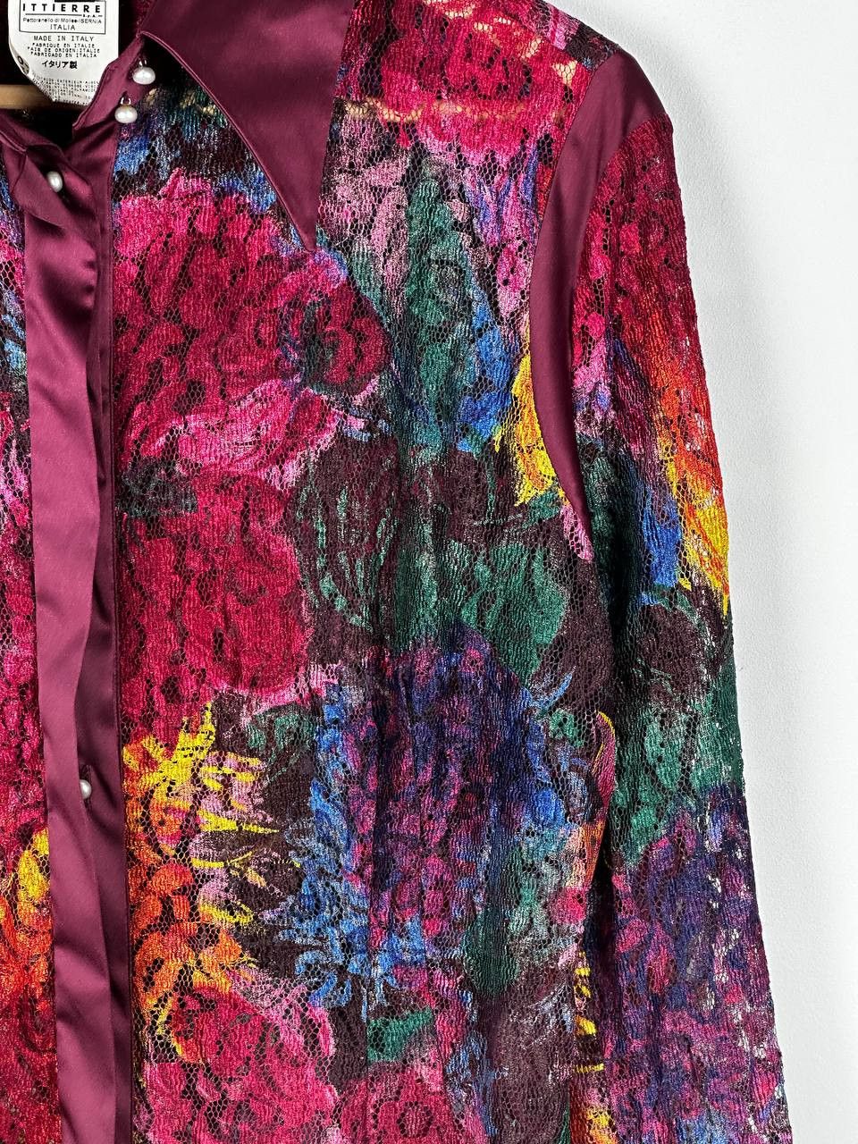 Dolce & Gabbana Rare Dolce Gabbana Luxury Viscouse Mesh Floral Shirt Size L / US 10 / IT 46 - 5 Thumbnail