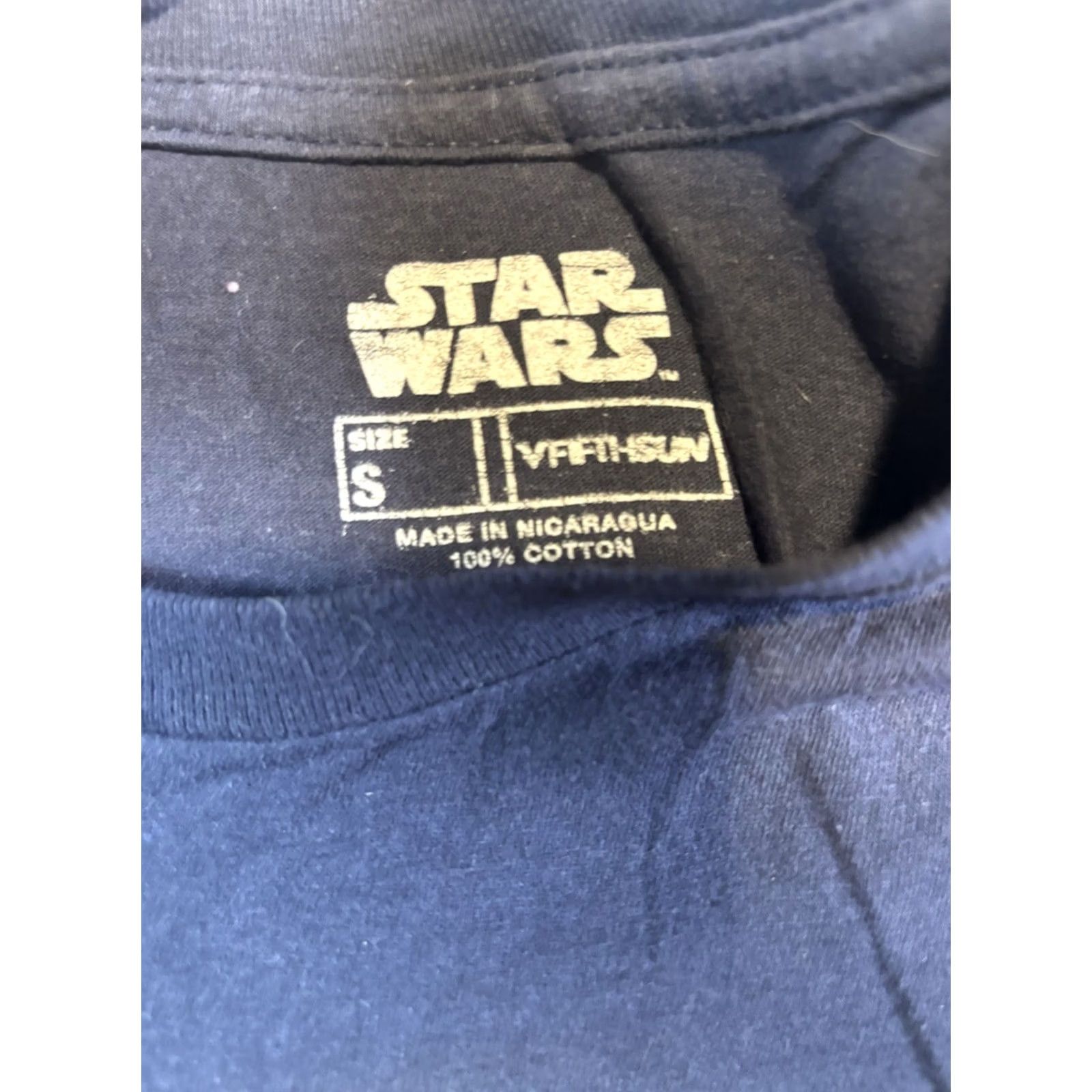 Star Wars Star Wars Basic Womens S Blue Women Short Sleeve Cotton Crew Neck Graphic Size Size 28" / US 6 / IT 42 - 5 Thumbnail