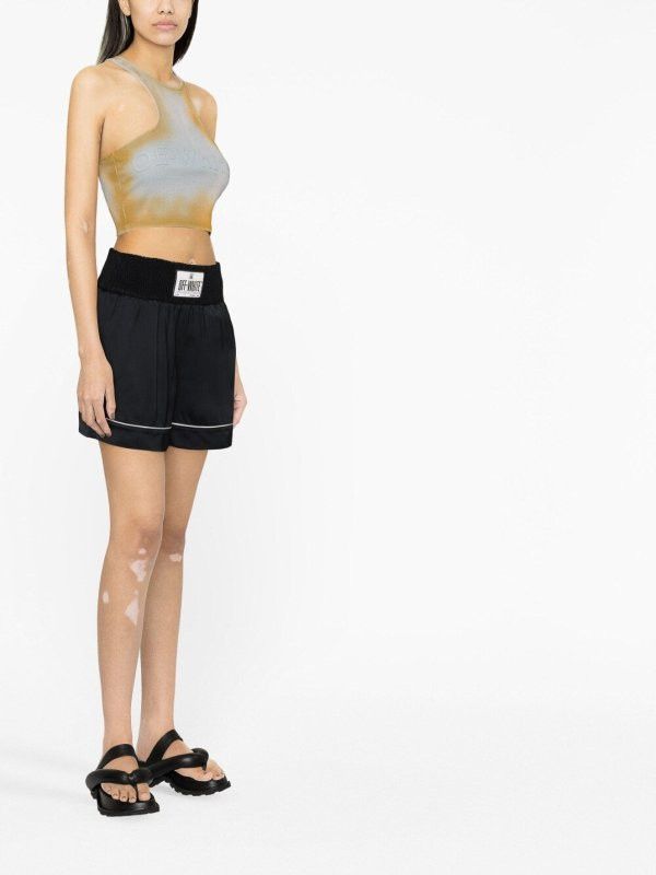 Off-White o1y1225 Logo Short in Black Size 25" / US 0 / IT 36 - 2 Thumbnail